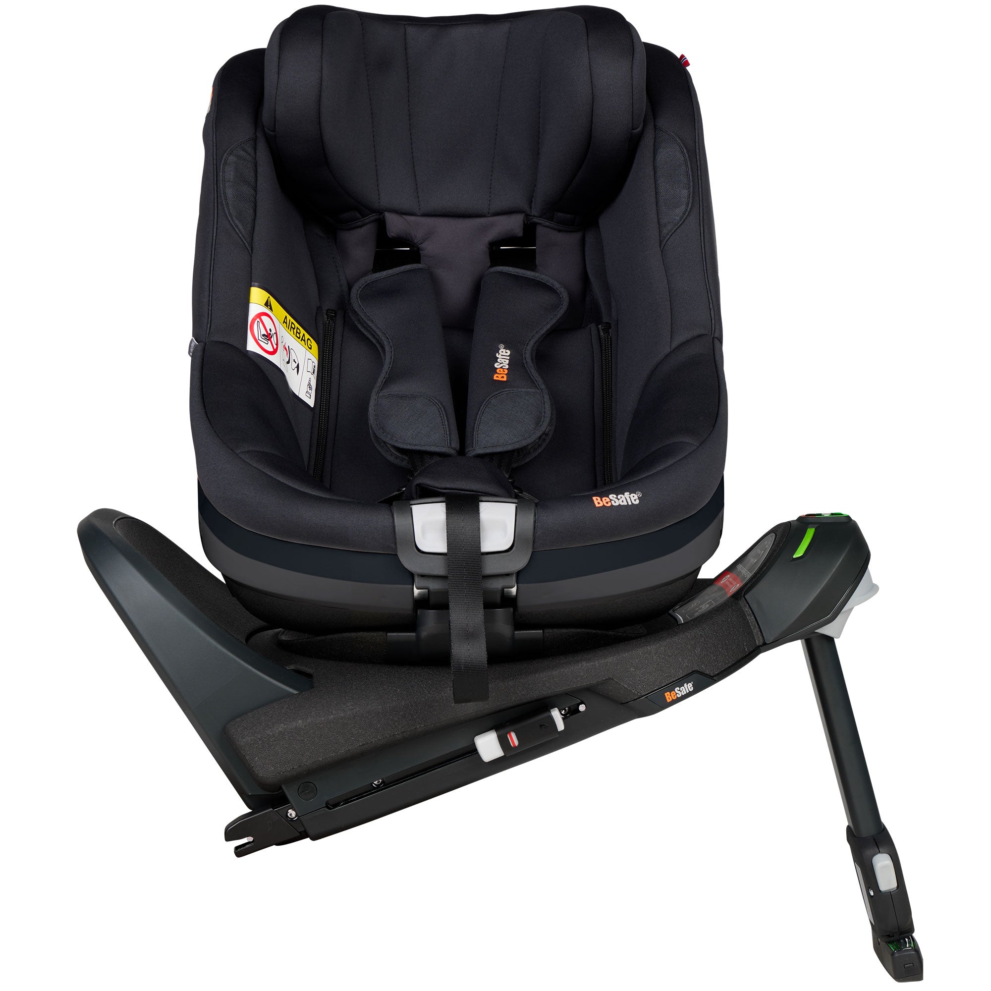 BeSafe Beyond 2 Rear Facing Car Seat in Black Soft Breeze