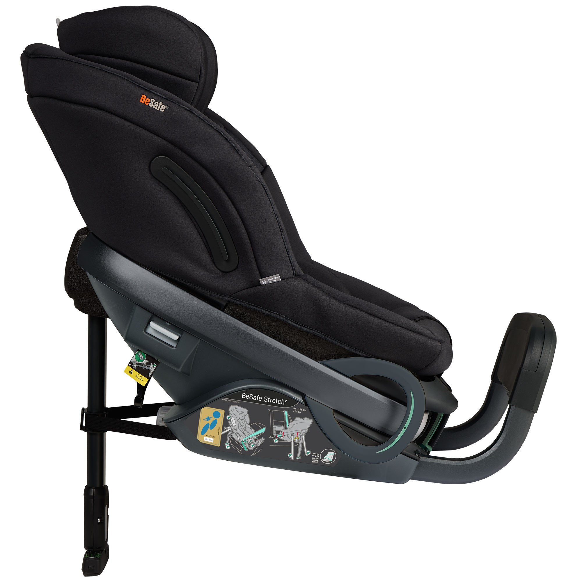BeSafe Stretch 2 Car Seat in Black Soft Breeze