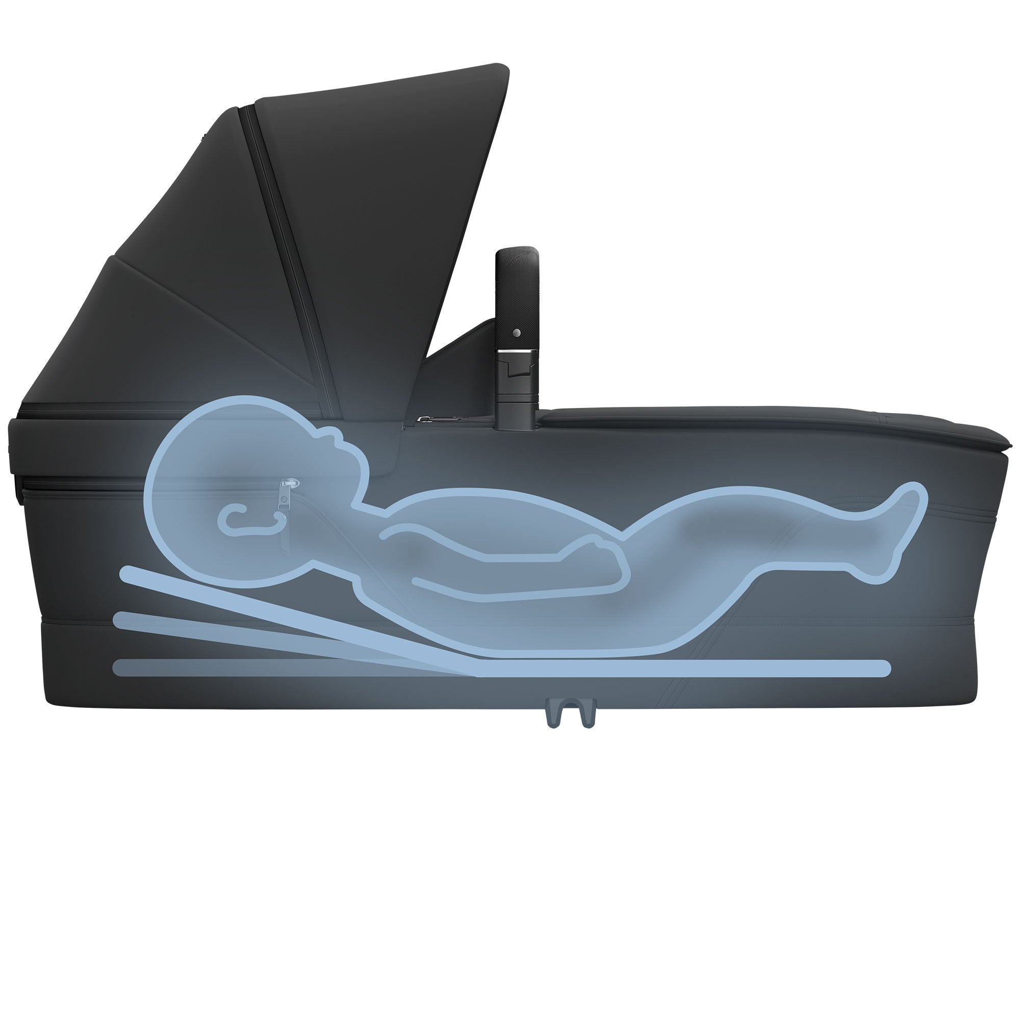 Maxi-Cosi Fame Cabin Complete Pram in Onyx Black