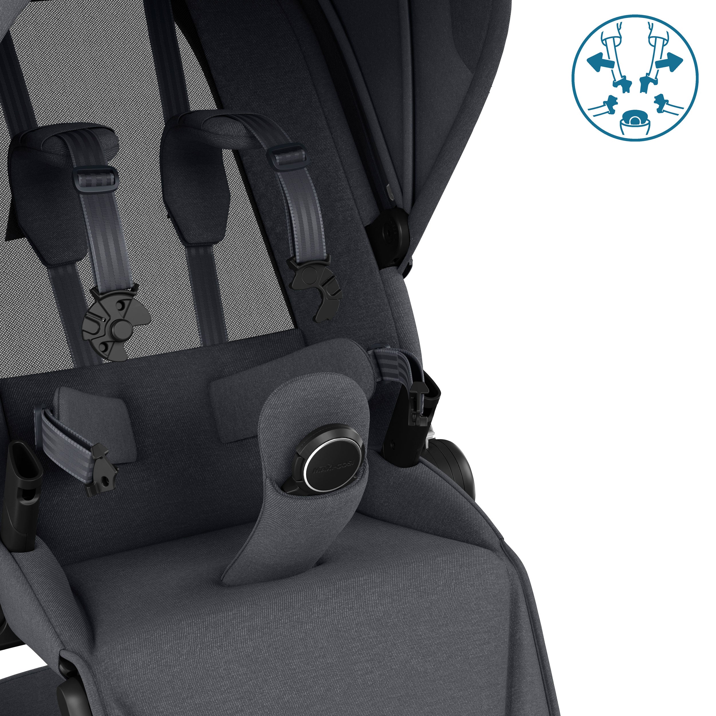 Maxi-Cosi FAME Pram with Carrycot in Twillic Graphite