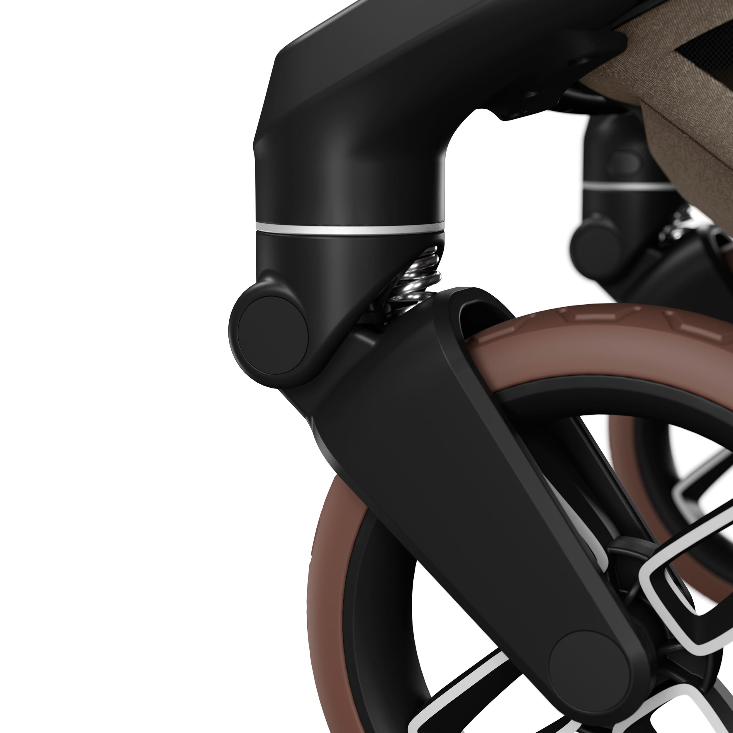 Maxi-Cosi FAME Pram with Carrycot in Twillic Truffle (Brown Wheels)