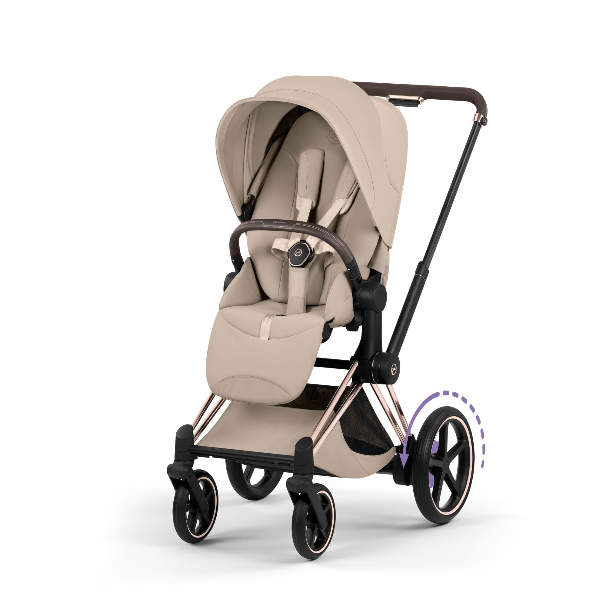 Cybex ePriam Ultimate  Bundle - Style Collection in Cozy Beige