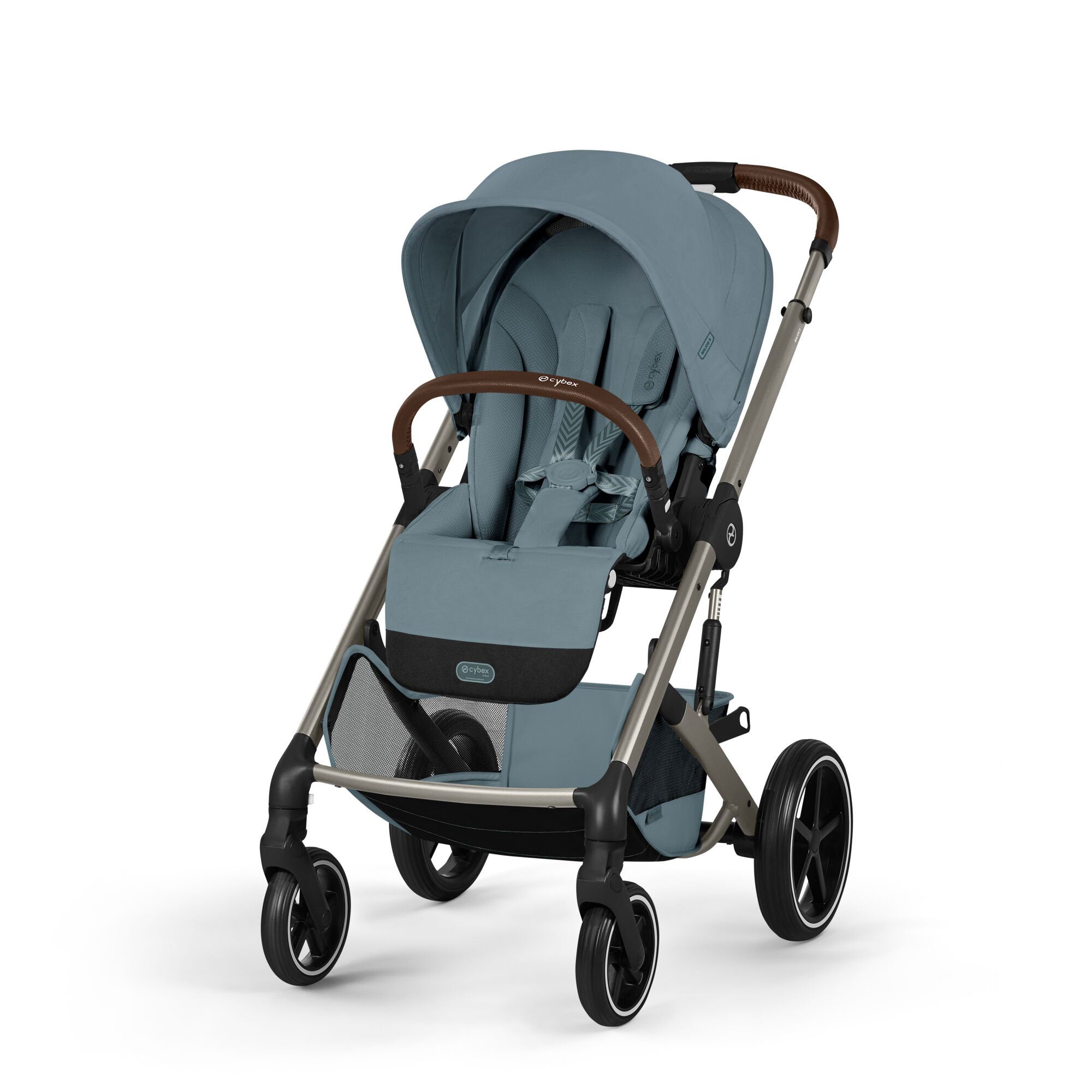 Cybex Balios S Lux Pushchair with Foldable Carrycot in Stormy Blue