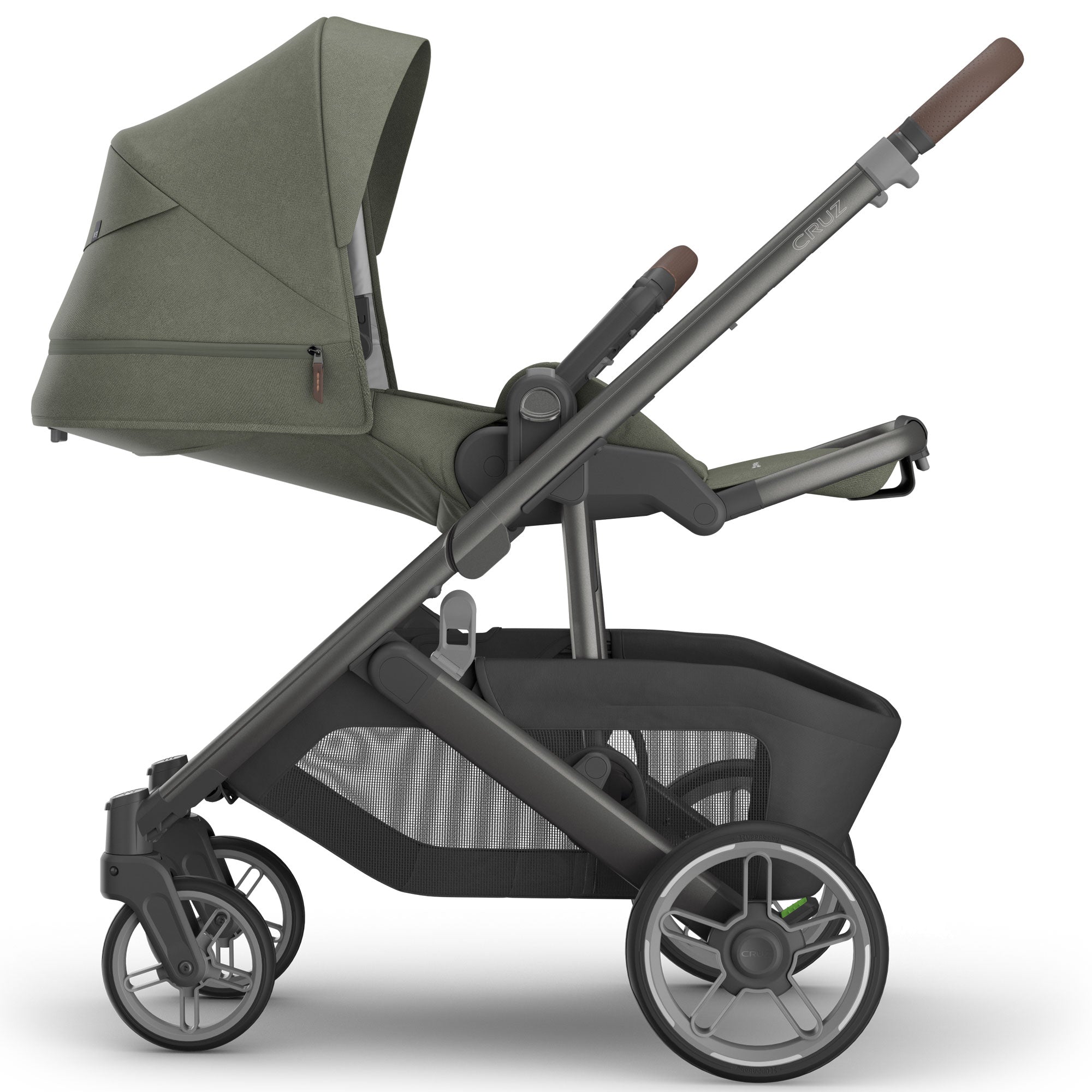 UPPAbaby Cruz V3 Cybex Bundle + Infant Cover in Evelyn