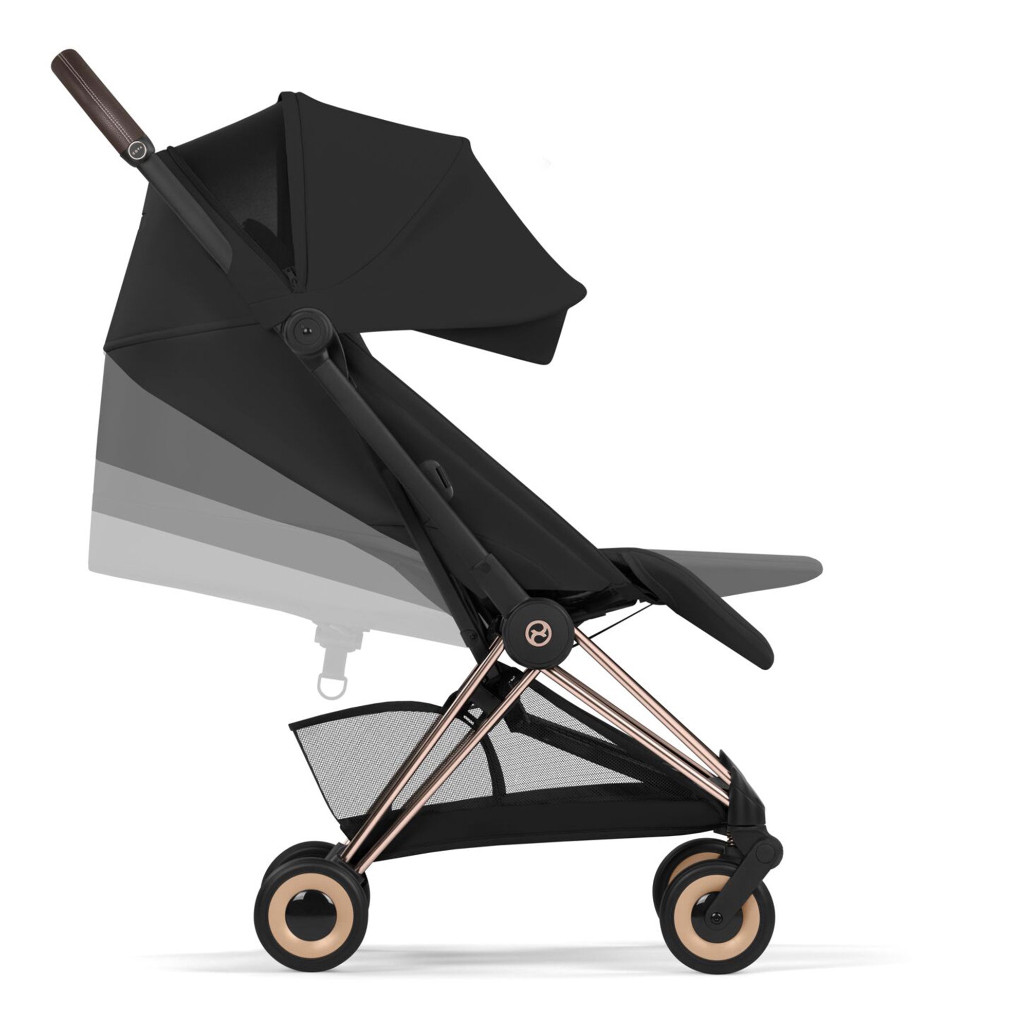 Cybex Coya Comfort Collection in Rose Gold/Sepia Black