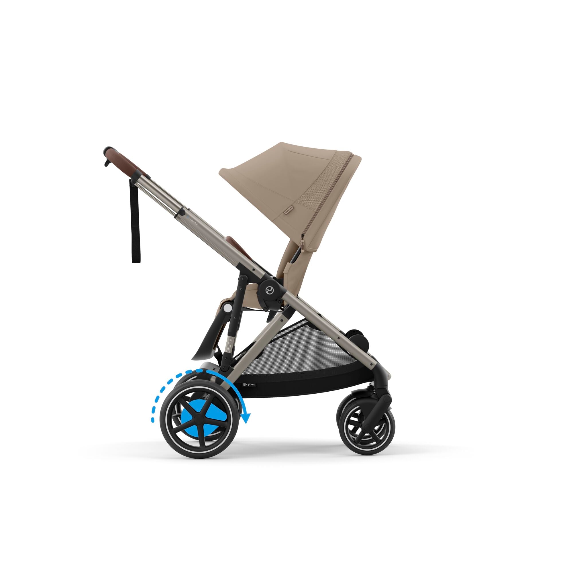 Cybex eGazelle S Twin Essential Pushchair Bundle in Almond Beige