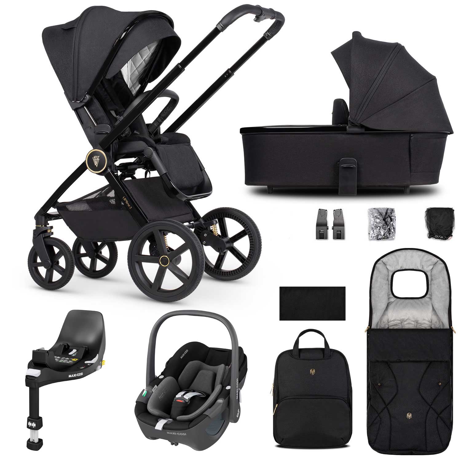 Venicci Tinum Upline 2 3in1 Maxi-Cosi Travel System in Black