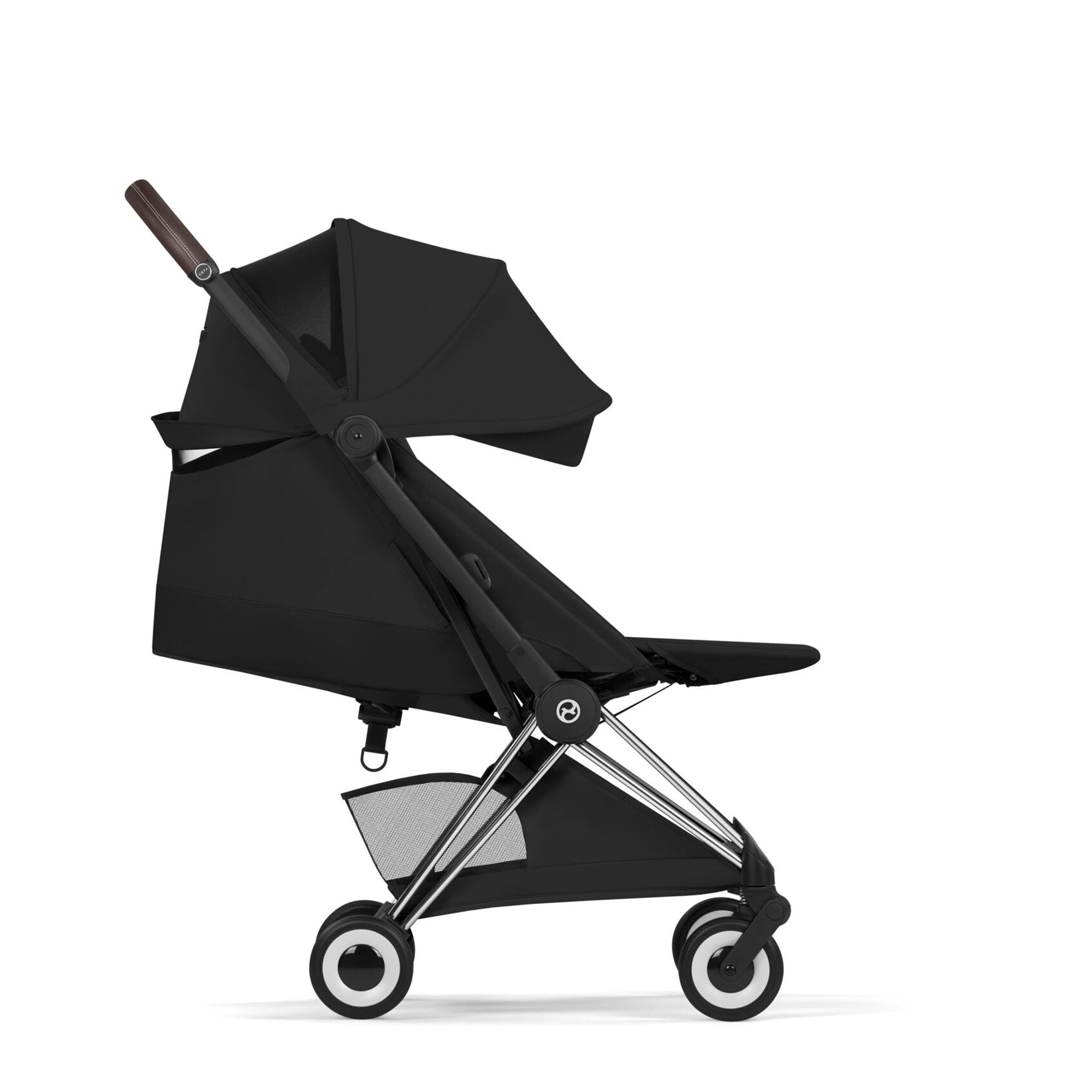Cybex Coya Pushchair Set - Style Collection in Chrome Brown/Sepia Black