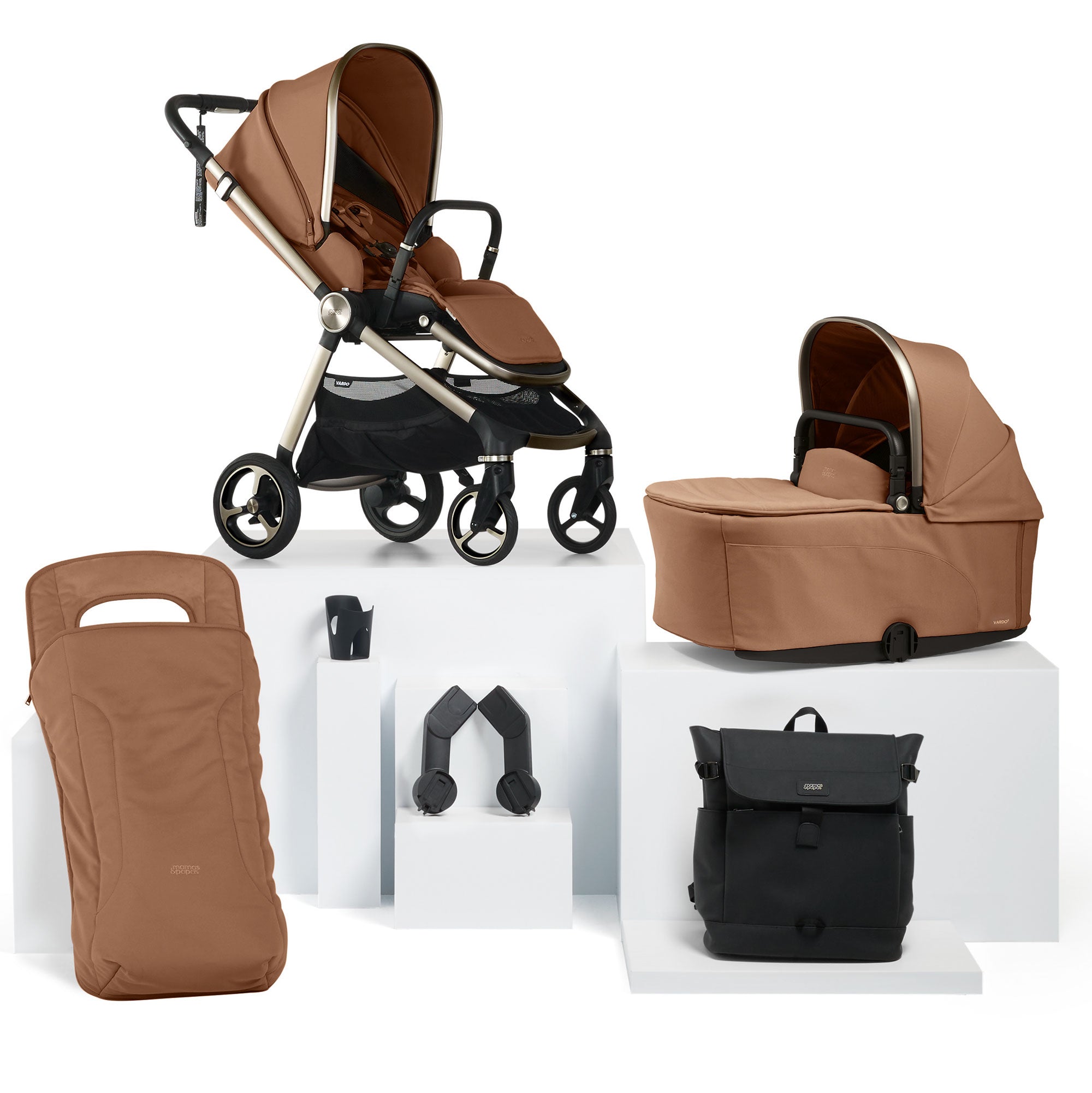 Mamas & Papas Vardo Essential Bundle in Nutmeg