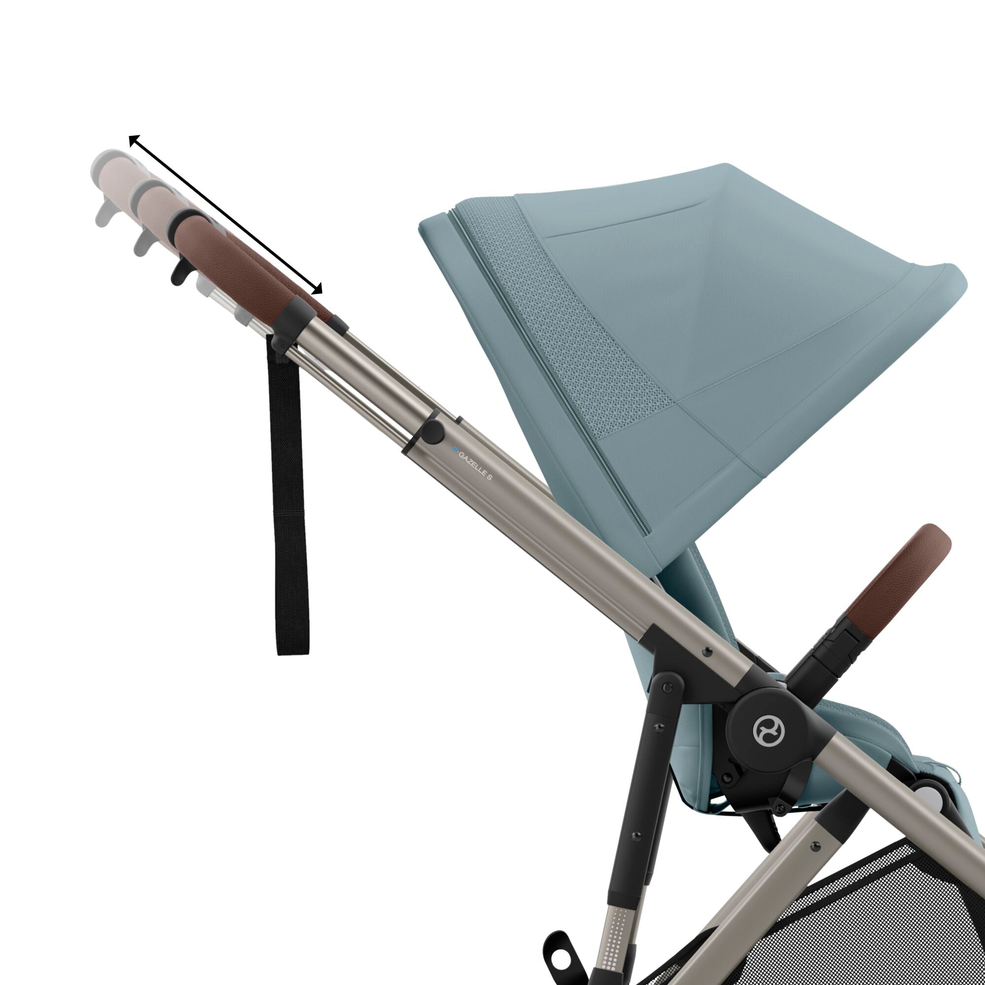 Cybex eGazelle S Twin Luxury Pushchair Bundle in Stormy Blue