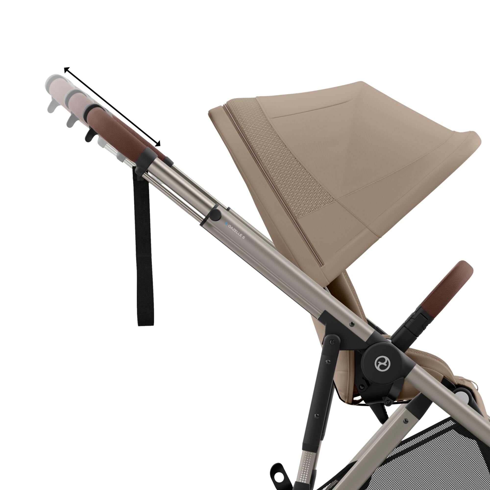 Cybex eGazelle S Twin Essential Pushchair Bundle in Almond Beige