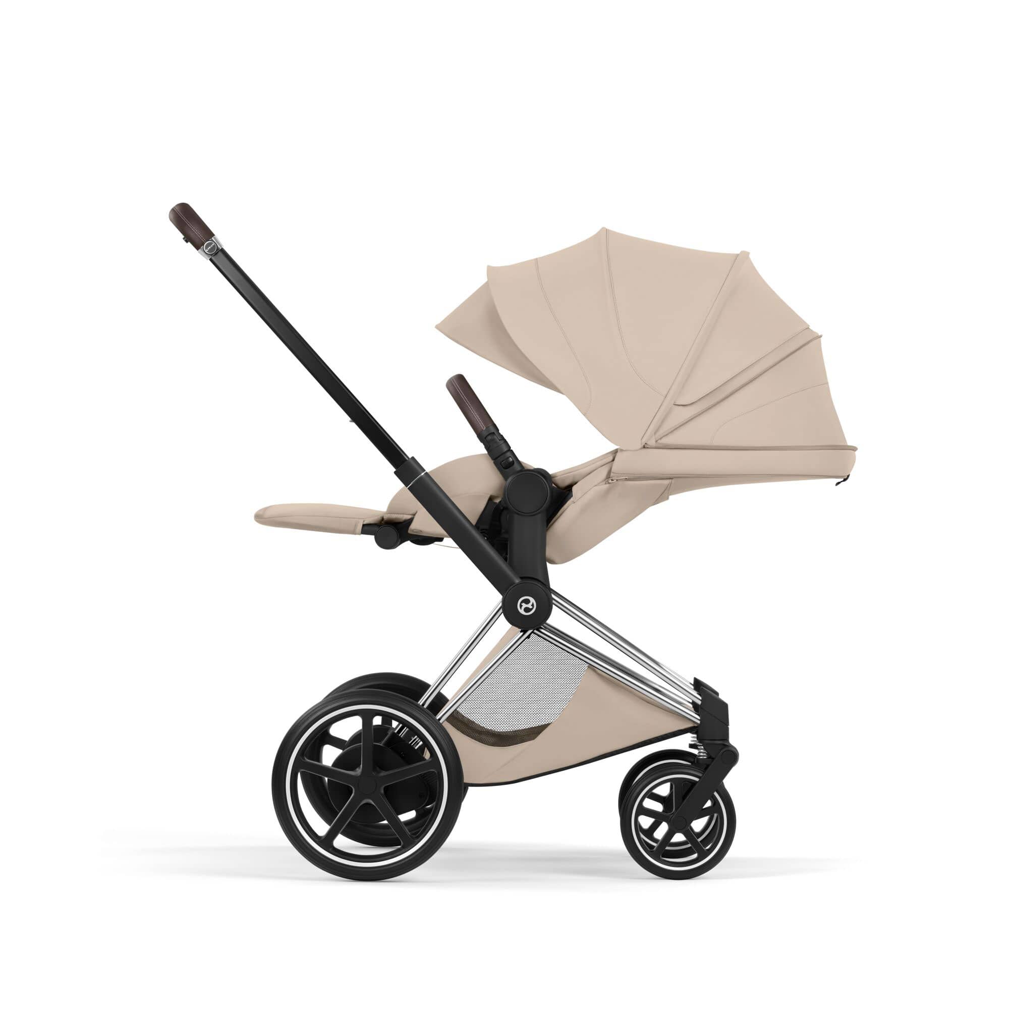Cybex ePriam Ultimate Accessory  Bundle - Style Collection in Cozy Beige Travel Systems