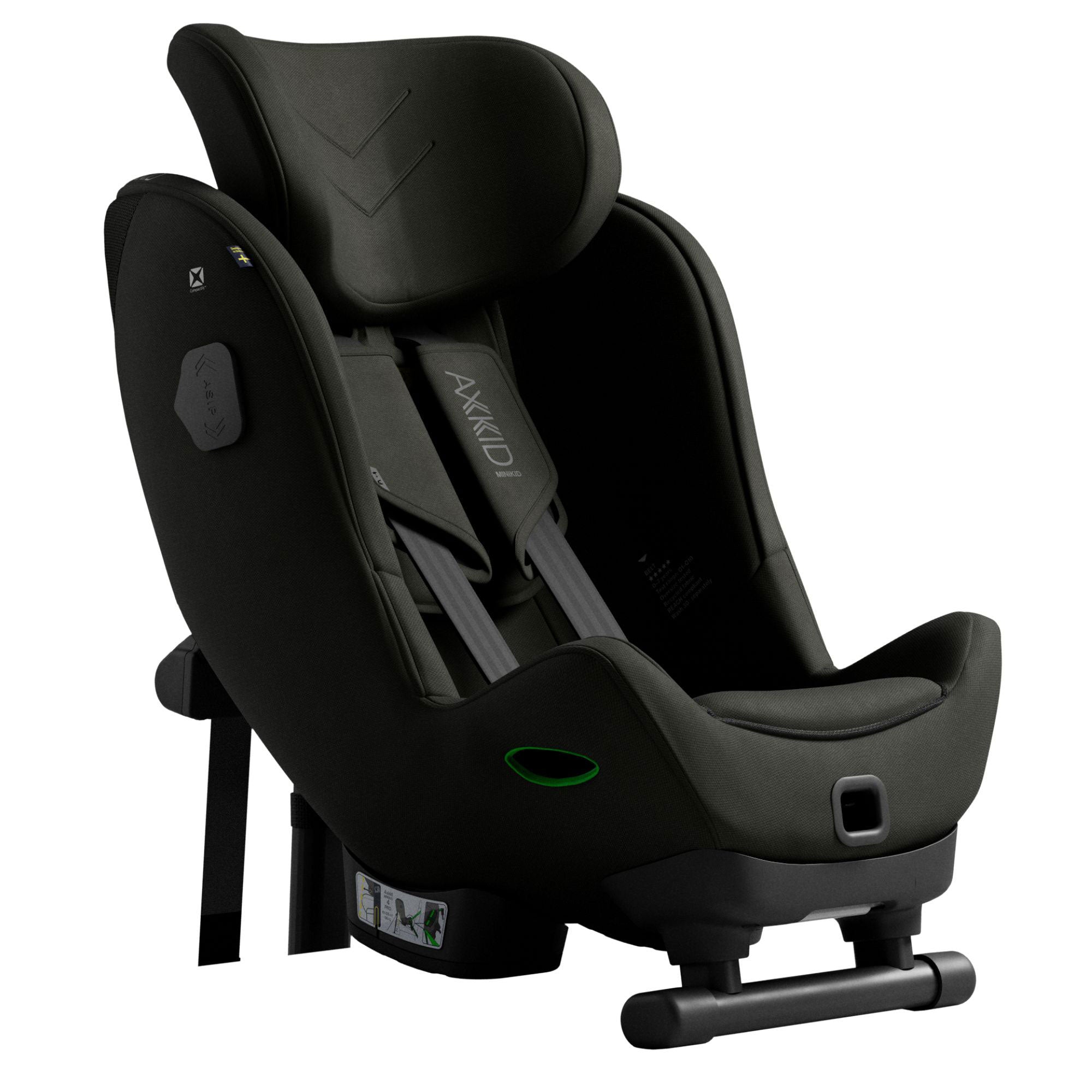 Axkid Minikid 4 Max R129 Car Seat in Forest Moss Green