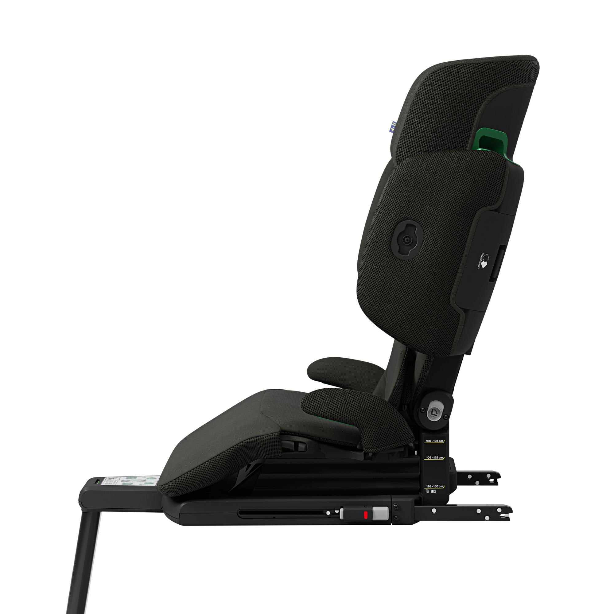 Axkid Up Highback booster Seat in Forest Moss Green