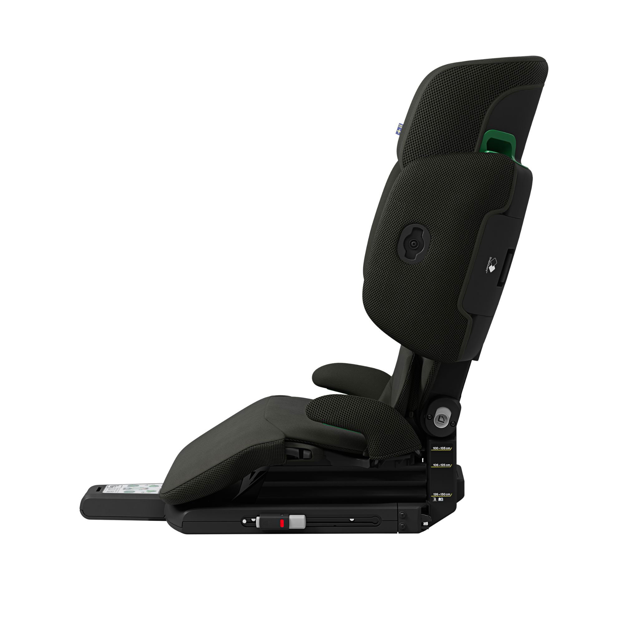 Axkid Up Highback booster Seat in Forest Moss Green