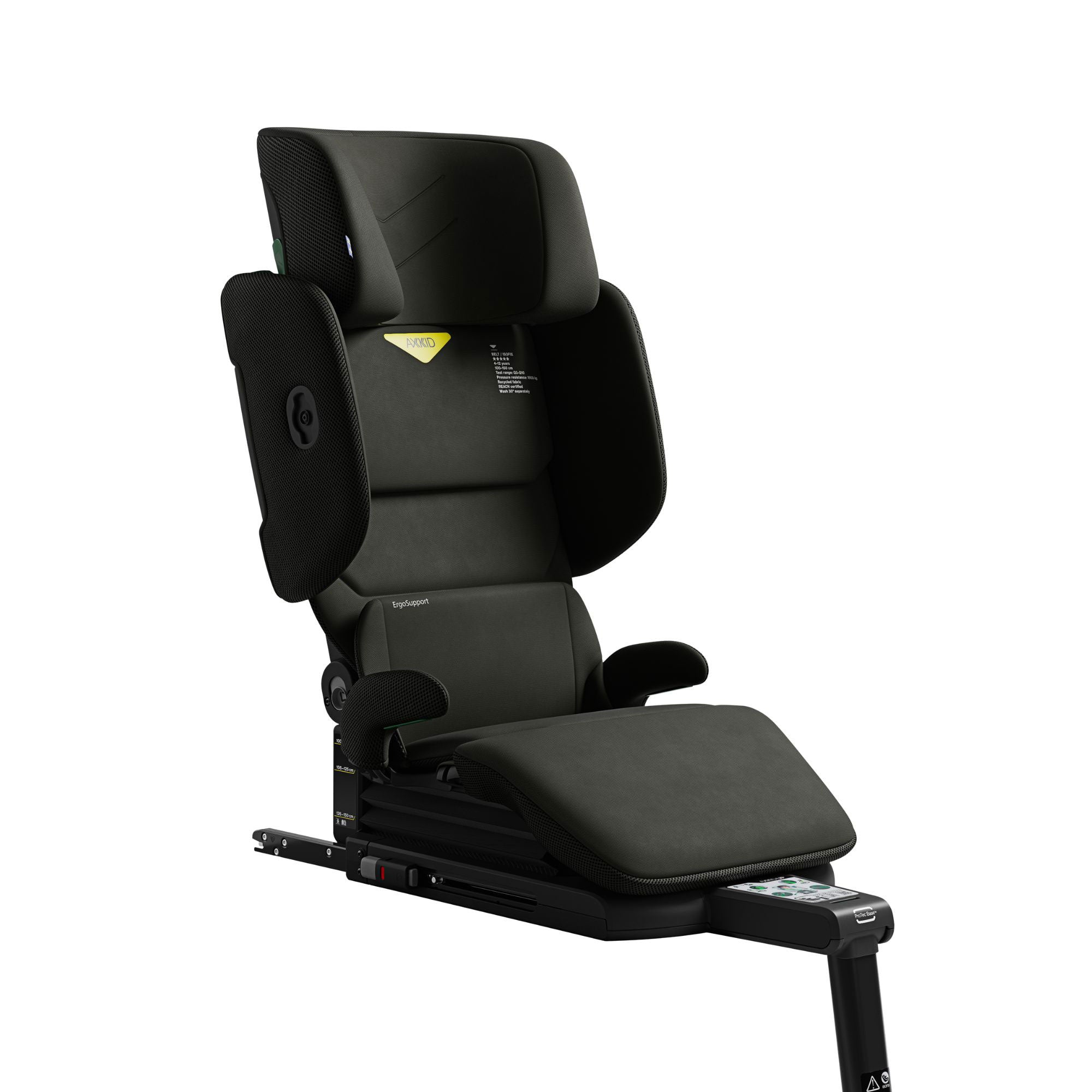 Axkid Up Highback Booster Seat & Accessories in Forest Moss Green