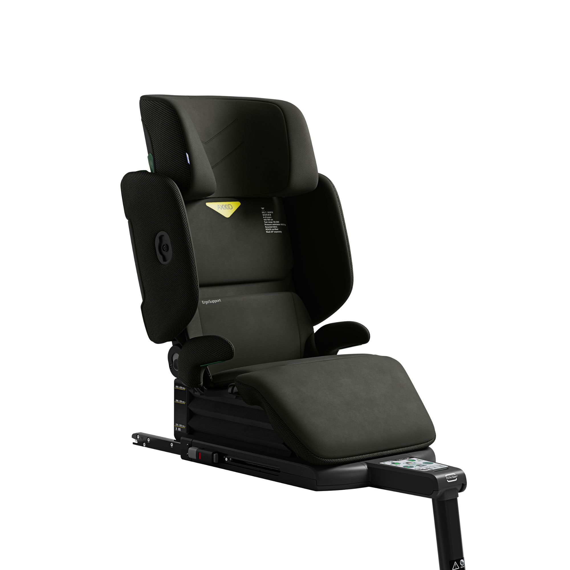 Axkid Up Highback booster Seat in Forest Moss Green