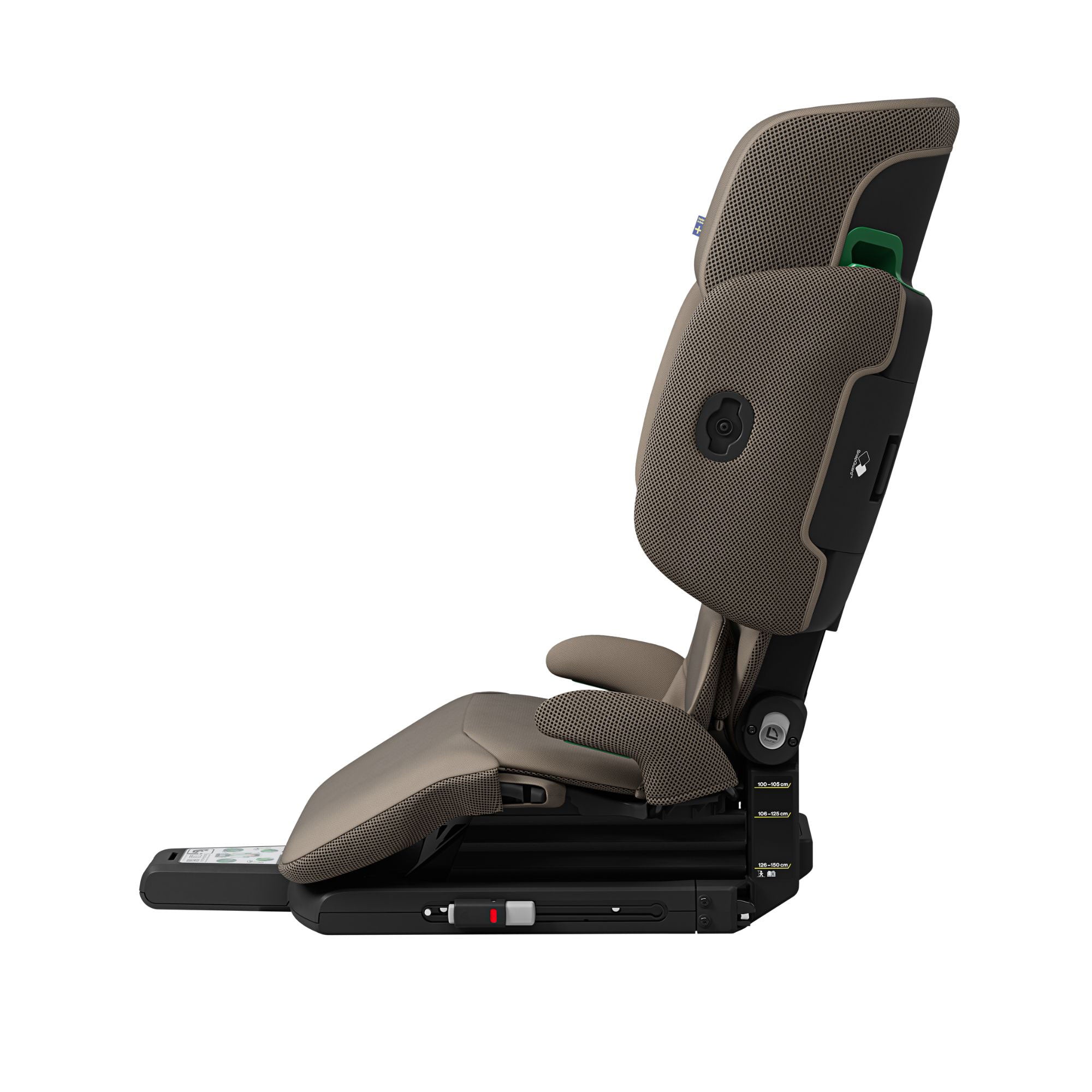 Axkid Up Highback booster Seat in Driftwood Beige