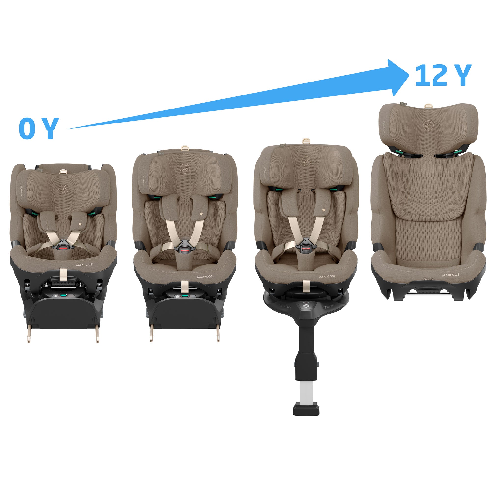 Maxi-Cosi Pearl XL Slide Pro in Authentic Truffle
