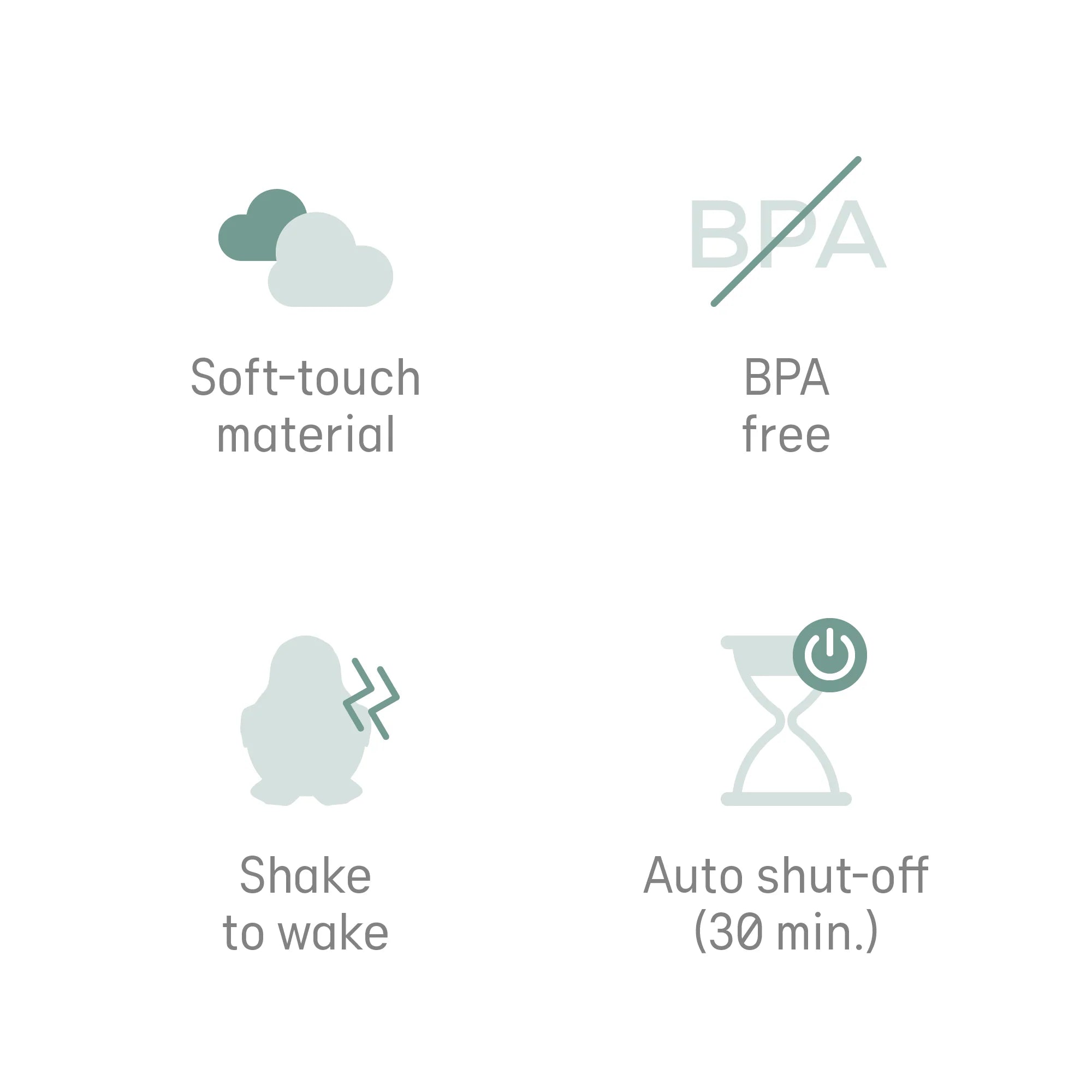 Angelcare Seal Thermometer in Grey