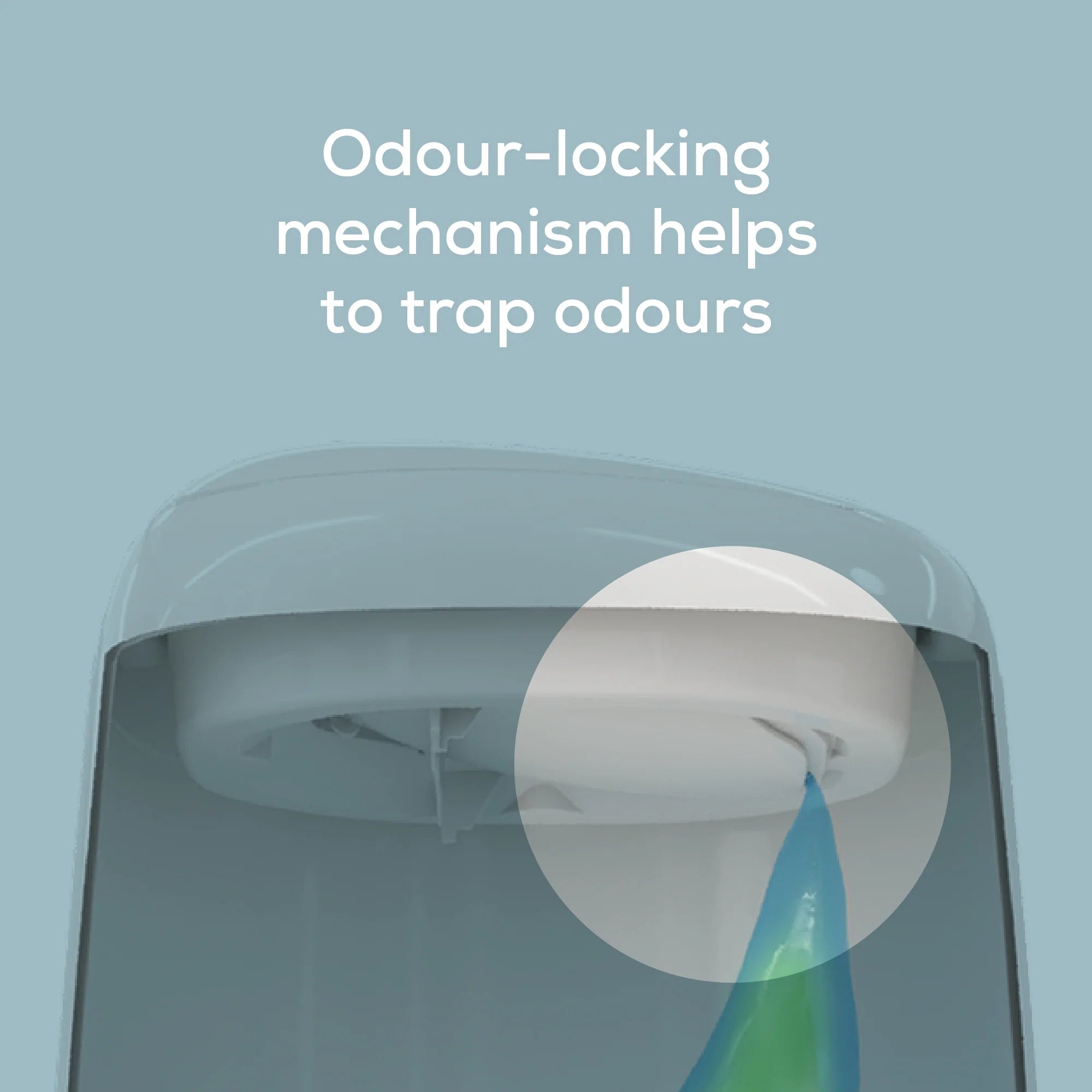 Angelcare XL Nappy Bin in White