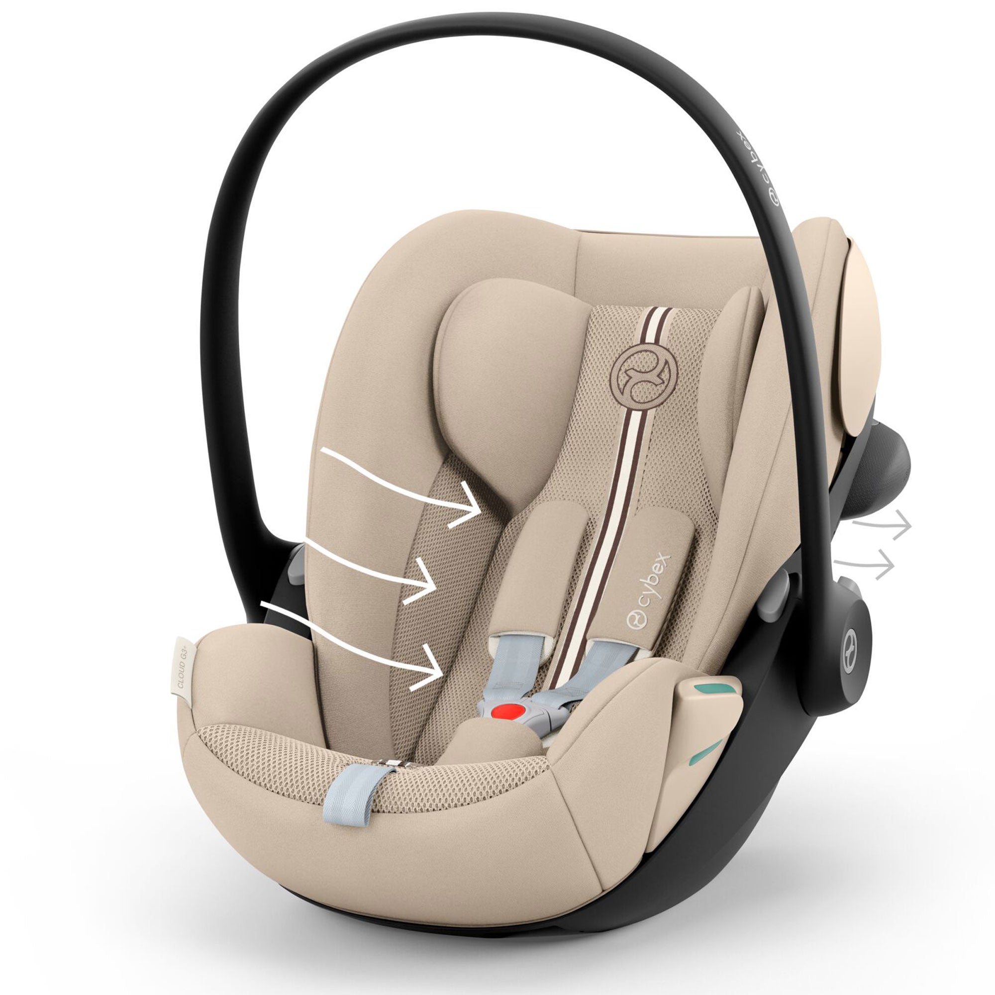 Cybex Cloud G3 Plus i-Size Car Seat in Almond Beige