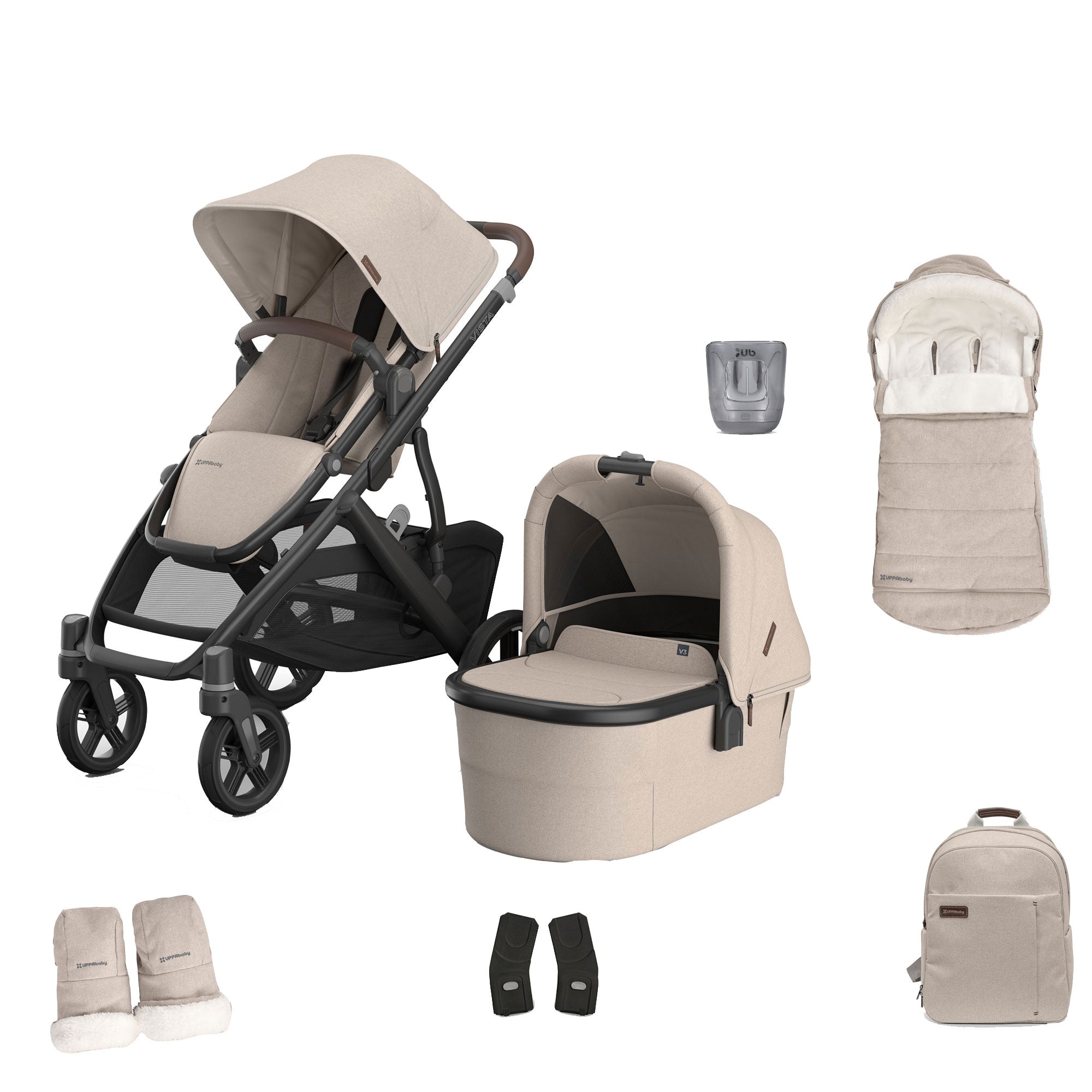 Uppababy Vista V3 Complete Bundle in Ada
