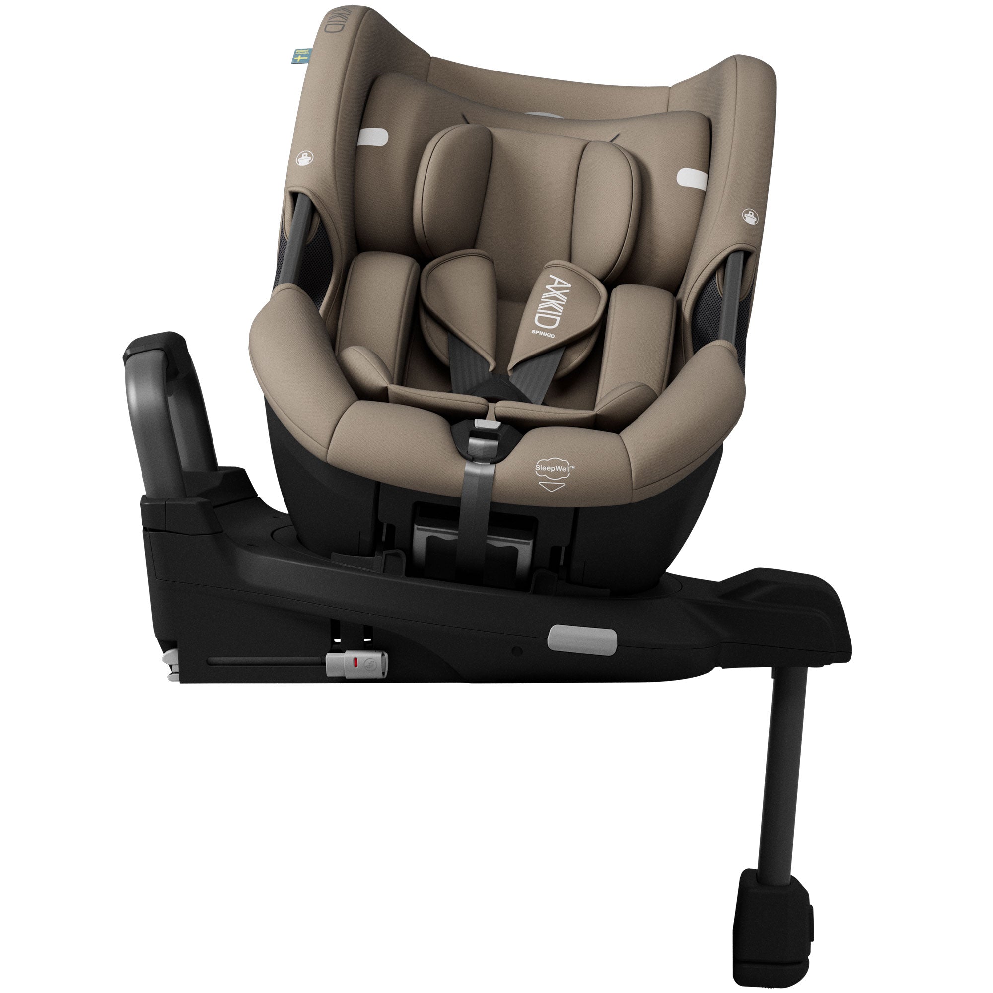 Axkid Spinkid 2 180 i-size Car Seat in Driftwood Beige