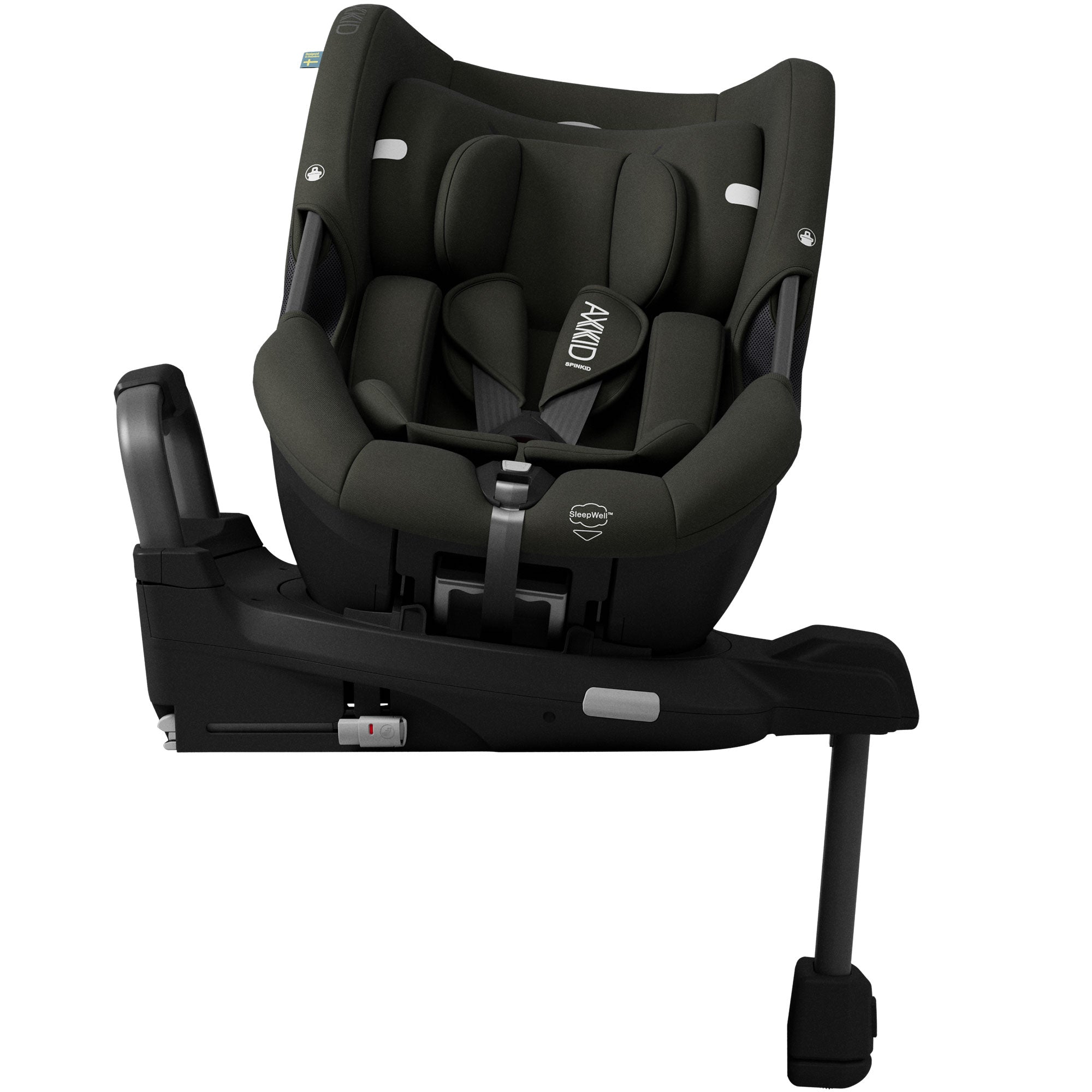 Axkid Spinkid 2 180 i-size Car Seat in Forest Moss Green