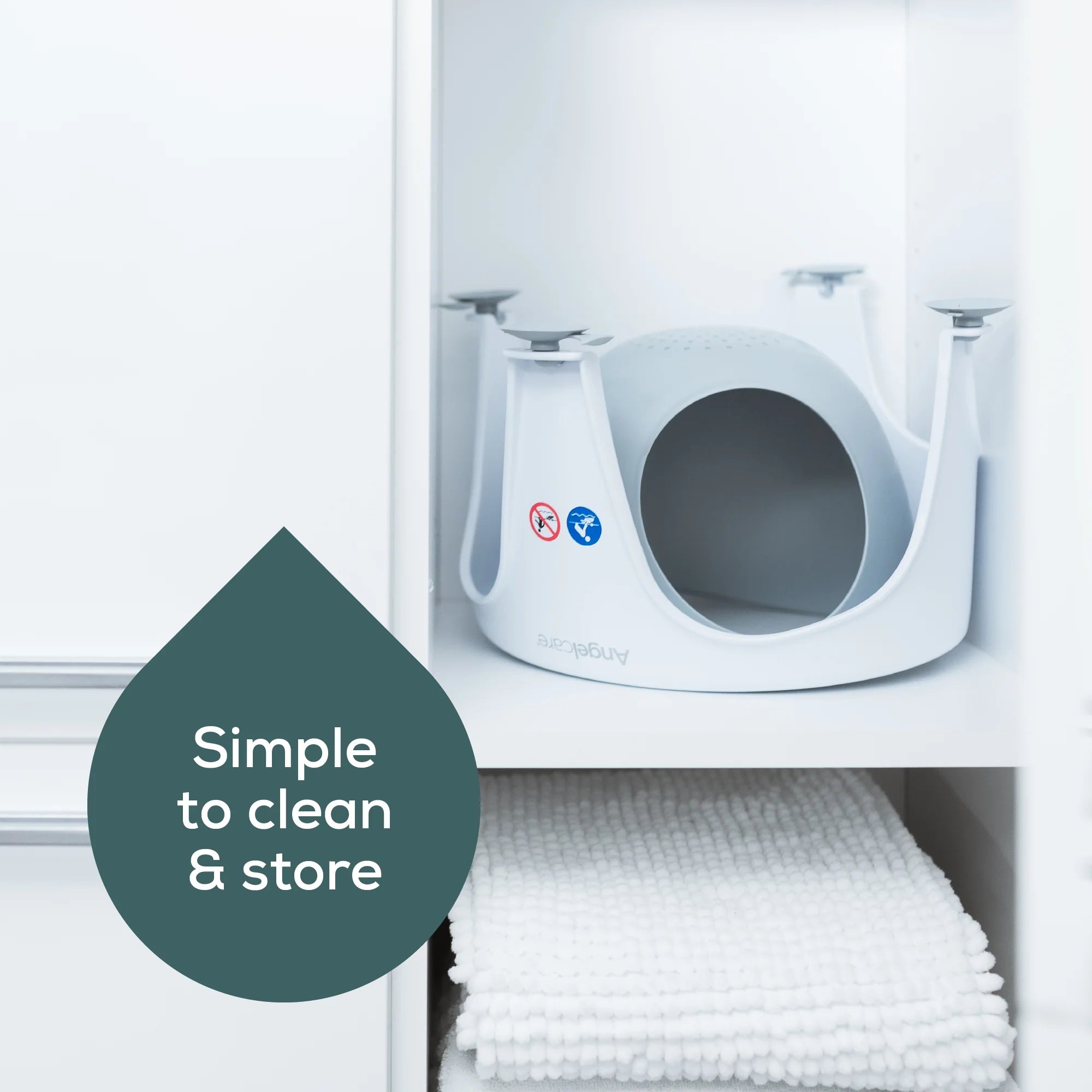 Angelcare Soft Touch Bath Seat in Grey