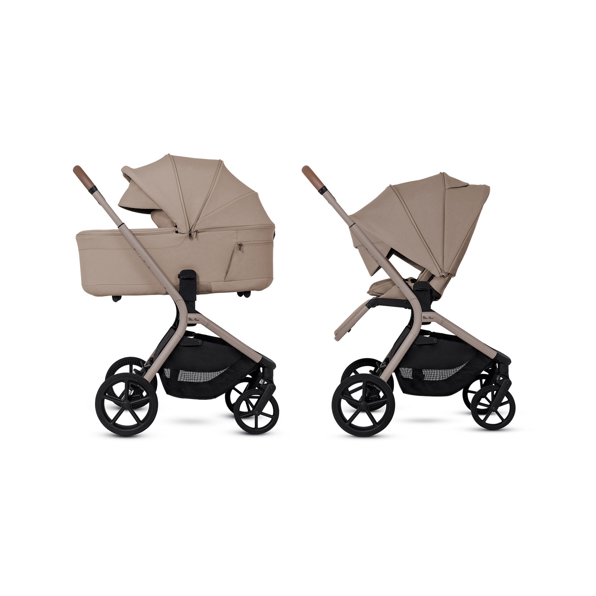 Silver Cross Breez Cybex Bundle in Champagne