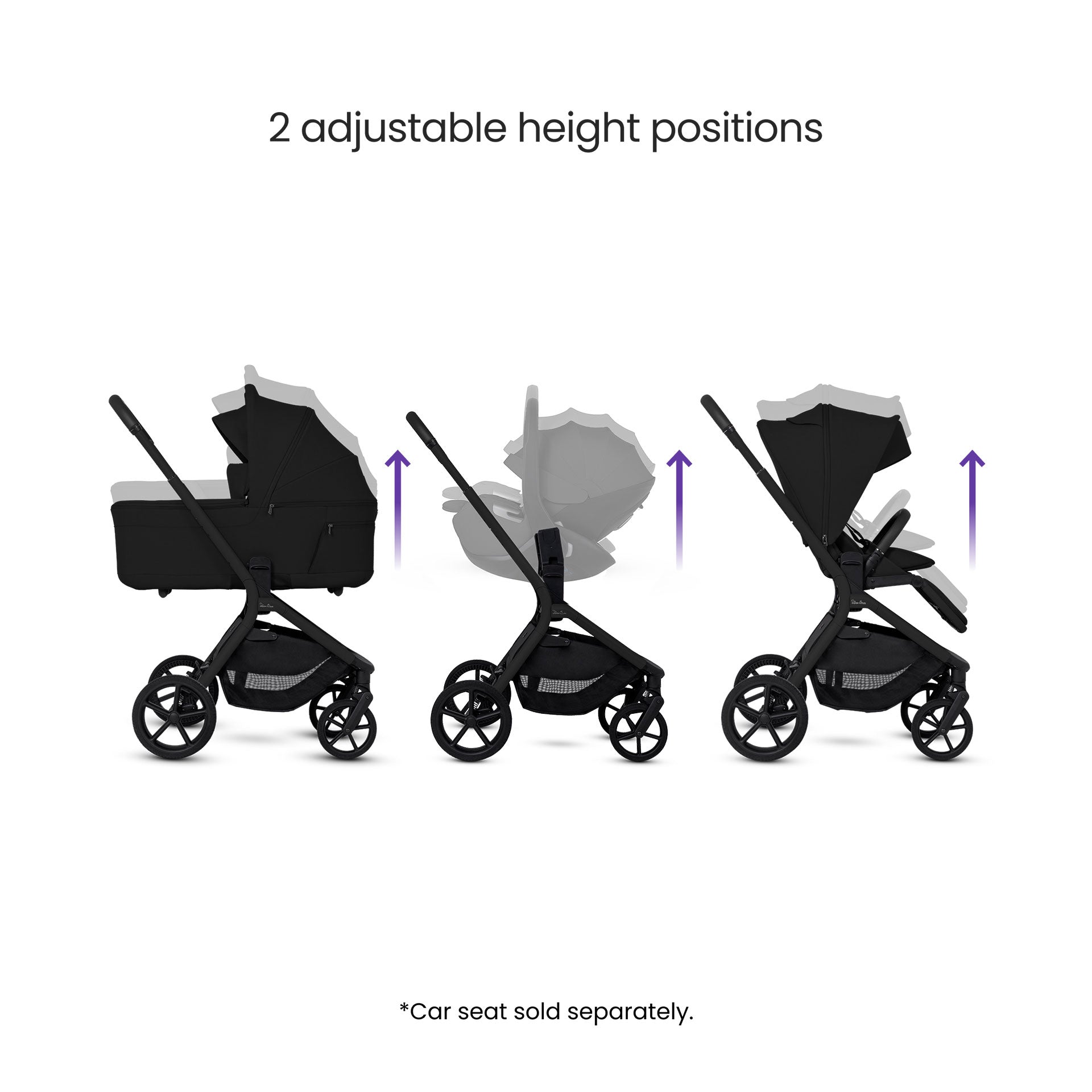 Silver Cross Breez Accessory Bundle in Onyx