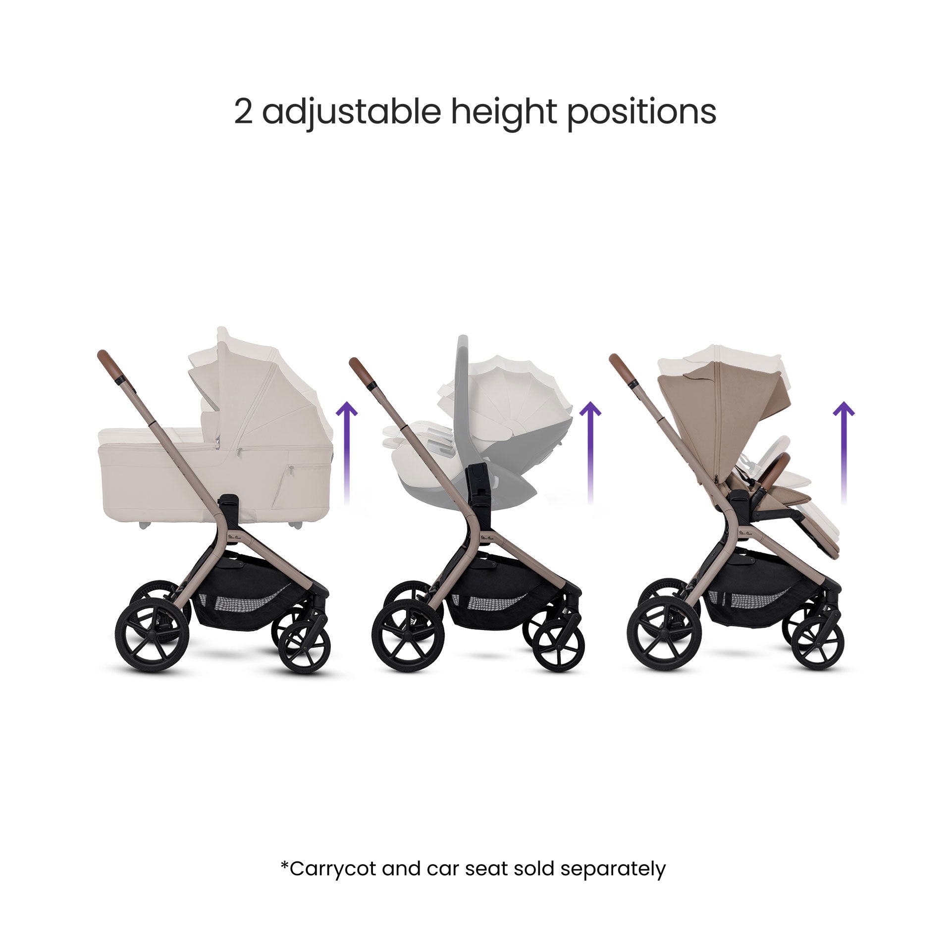 Silver Cross Breez Pushchair in Champagne
