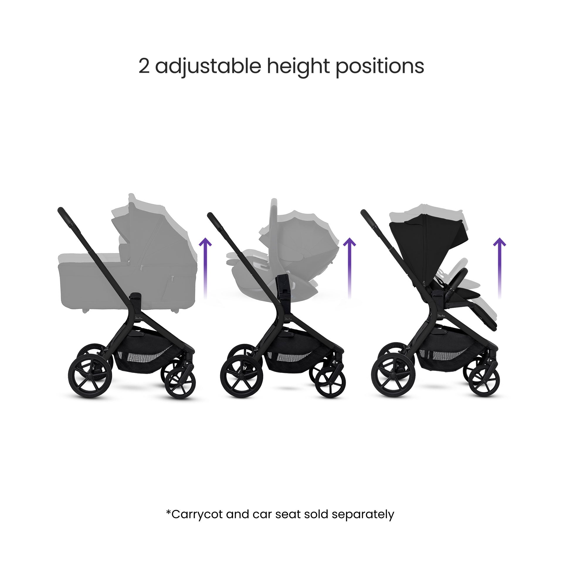 Silver Cross Breez Pushchair in Onyx