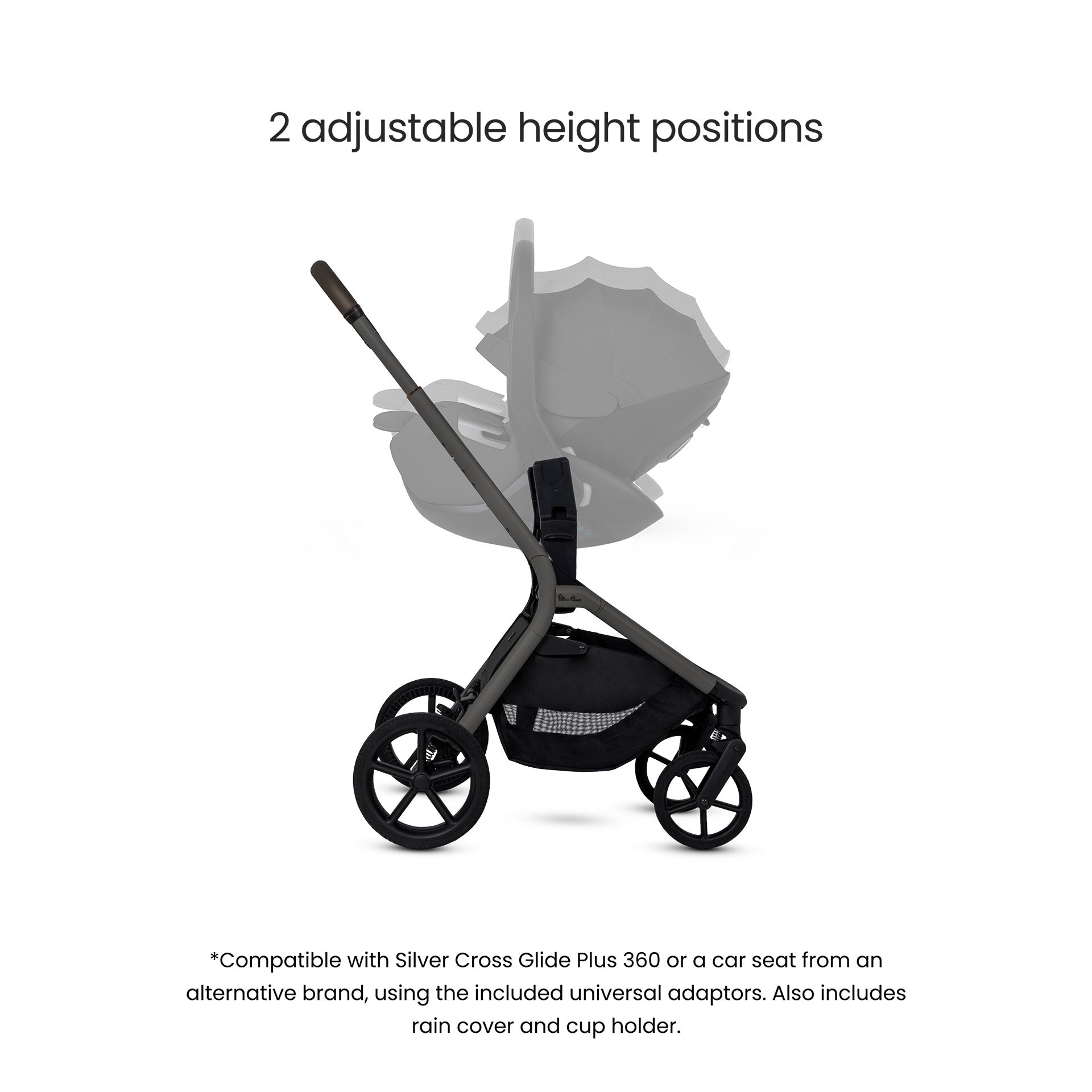 Silver Cross Breez Pushchair in Pewter