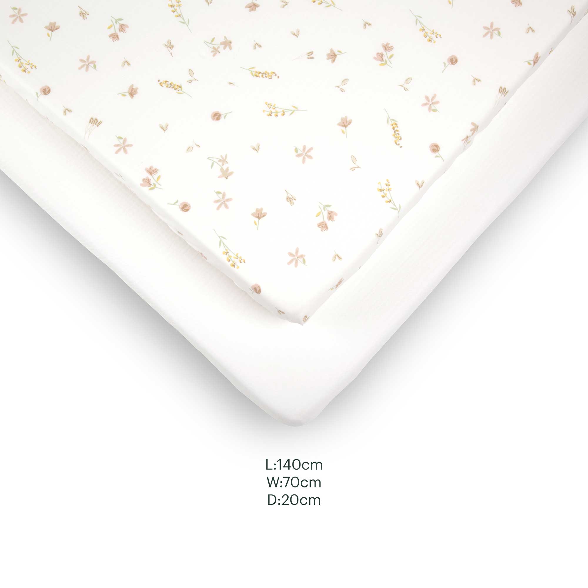CuddleCo 4pc Cot Bed Bedding Set in Cashmere Meadow