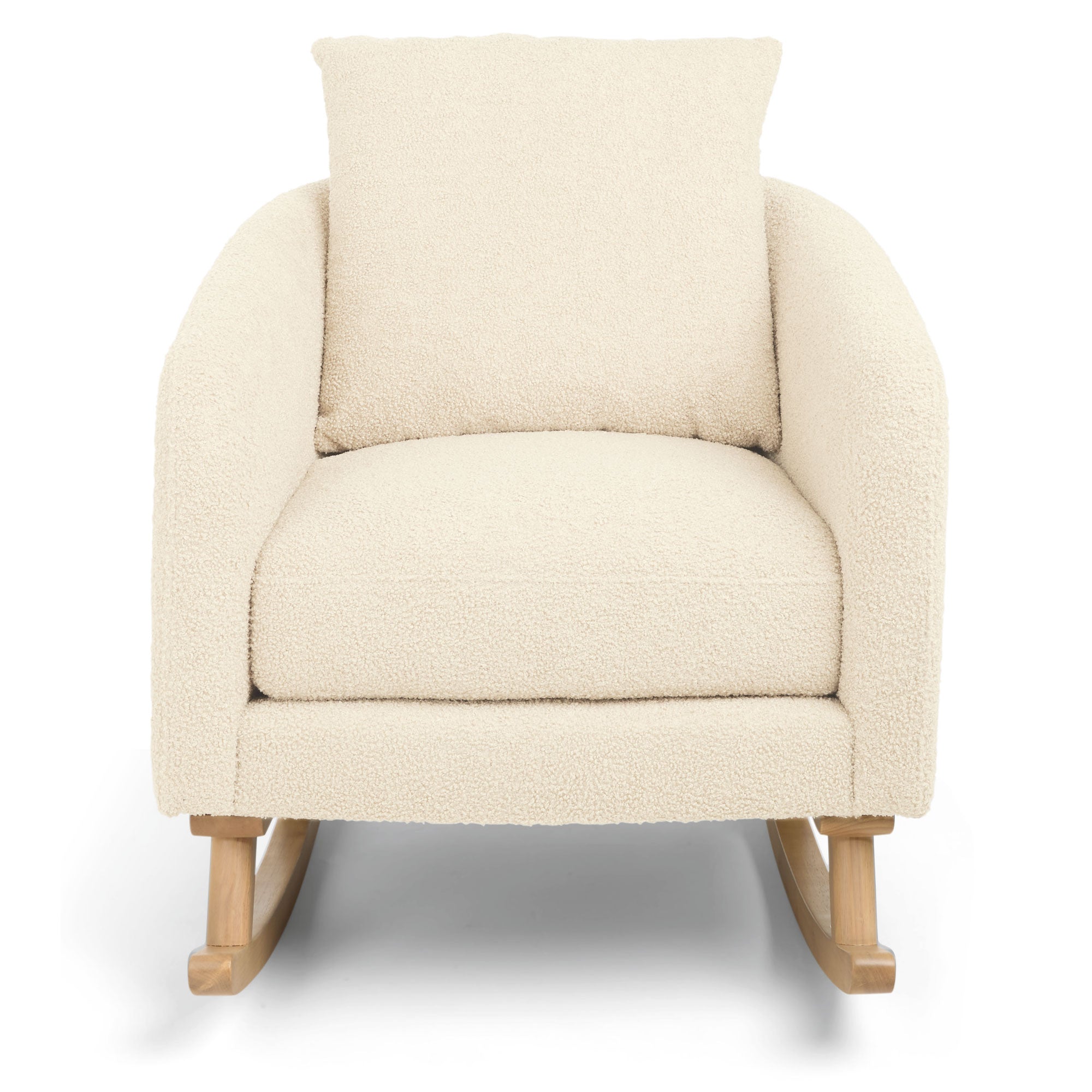 Mamas & Papas Alma Nursing Chair in Off White Boucle Weave