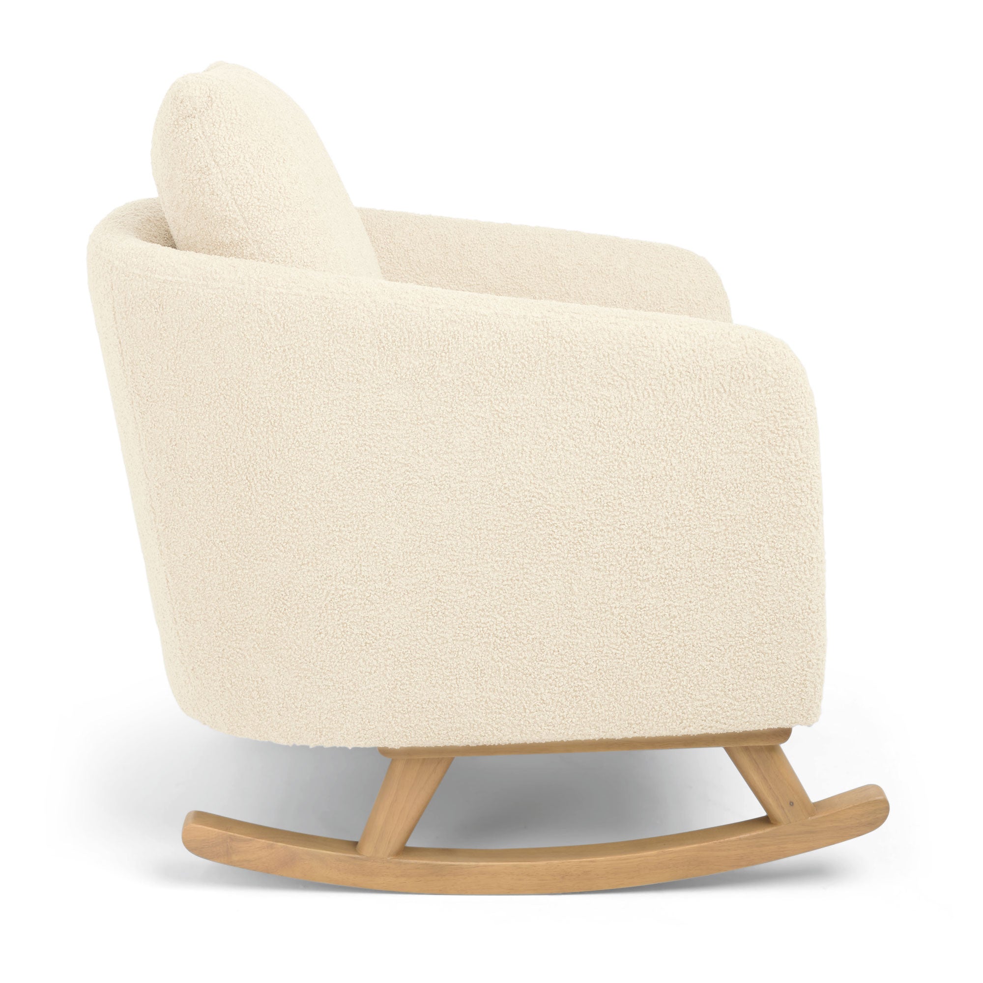 Mamas & Papas Alma Nursing Chair in Off White Boucle Weave