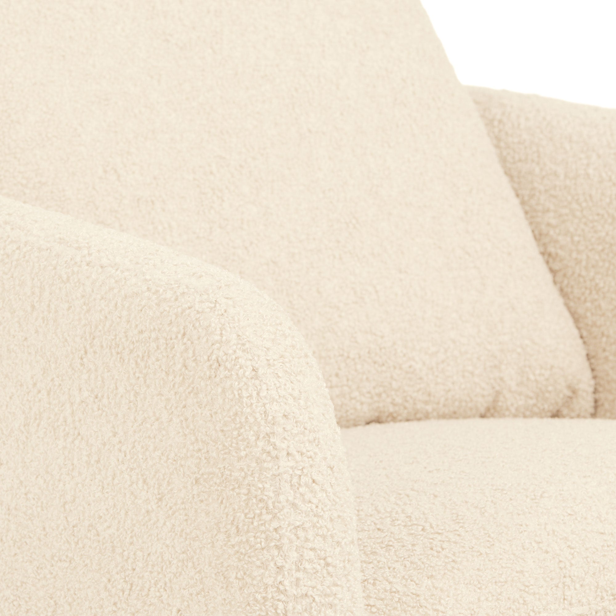 Mamas & Papas Alma Nursing Chair in Off White Boucle Weave