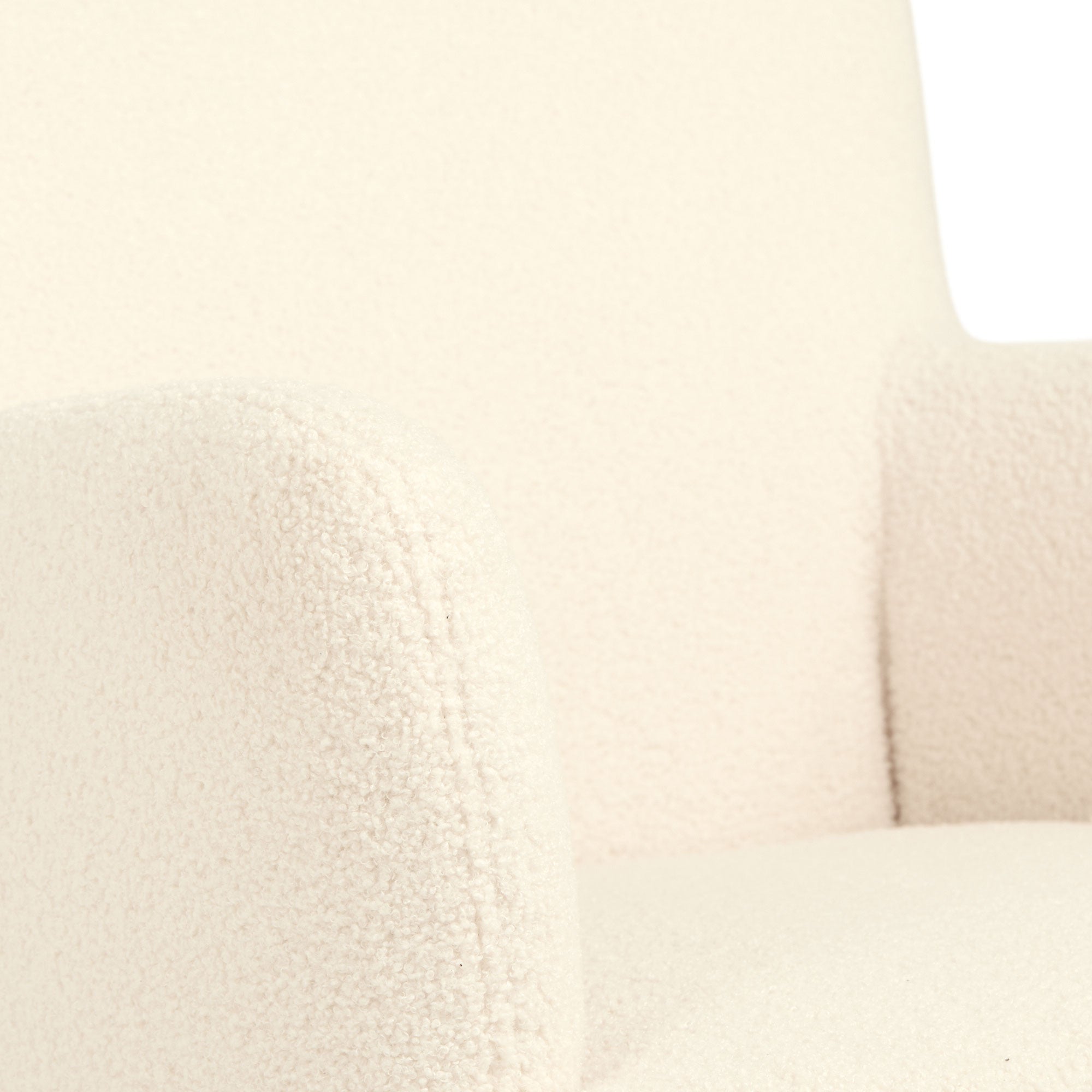 Mamas & Papas Elwood Nursing Chair in Off White Boucle Weave