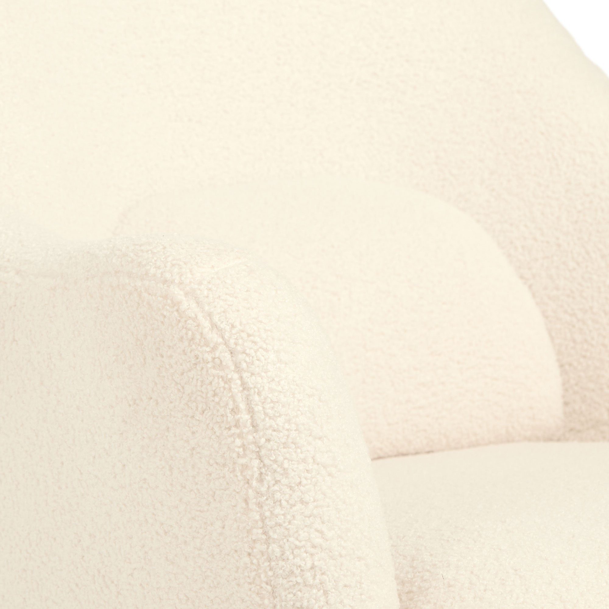 Mamas & Papas Penrose Nursing Chair in Off White Boucle Weave