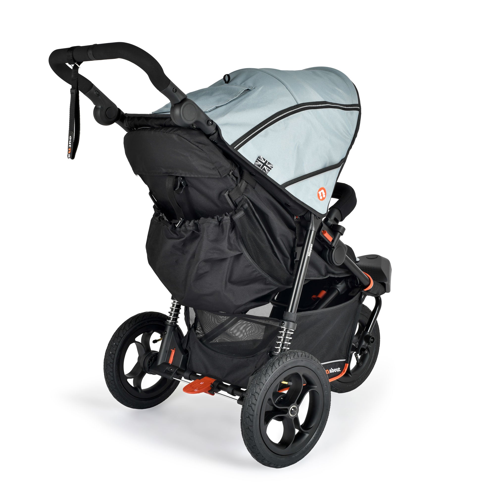 Out n About Nipper V6 Travel System in Rock Salt Grey
