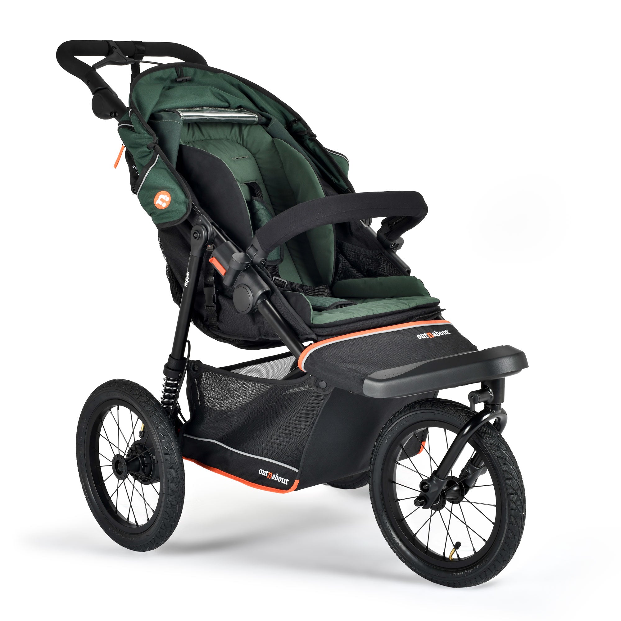 Out n About Nipper V6 Plus Newborn Bundle in Sycamore Green
