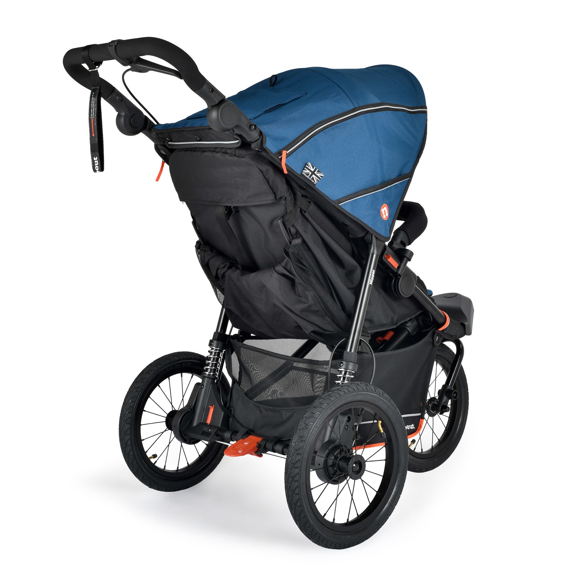 Out n About Nipper V6 Plus Newborn Bundle in Highland Blue