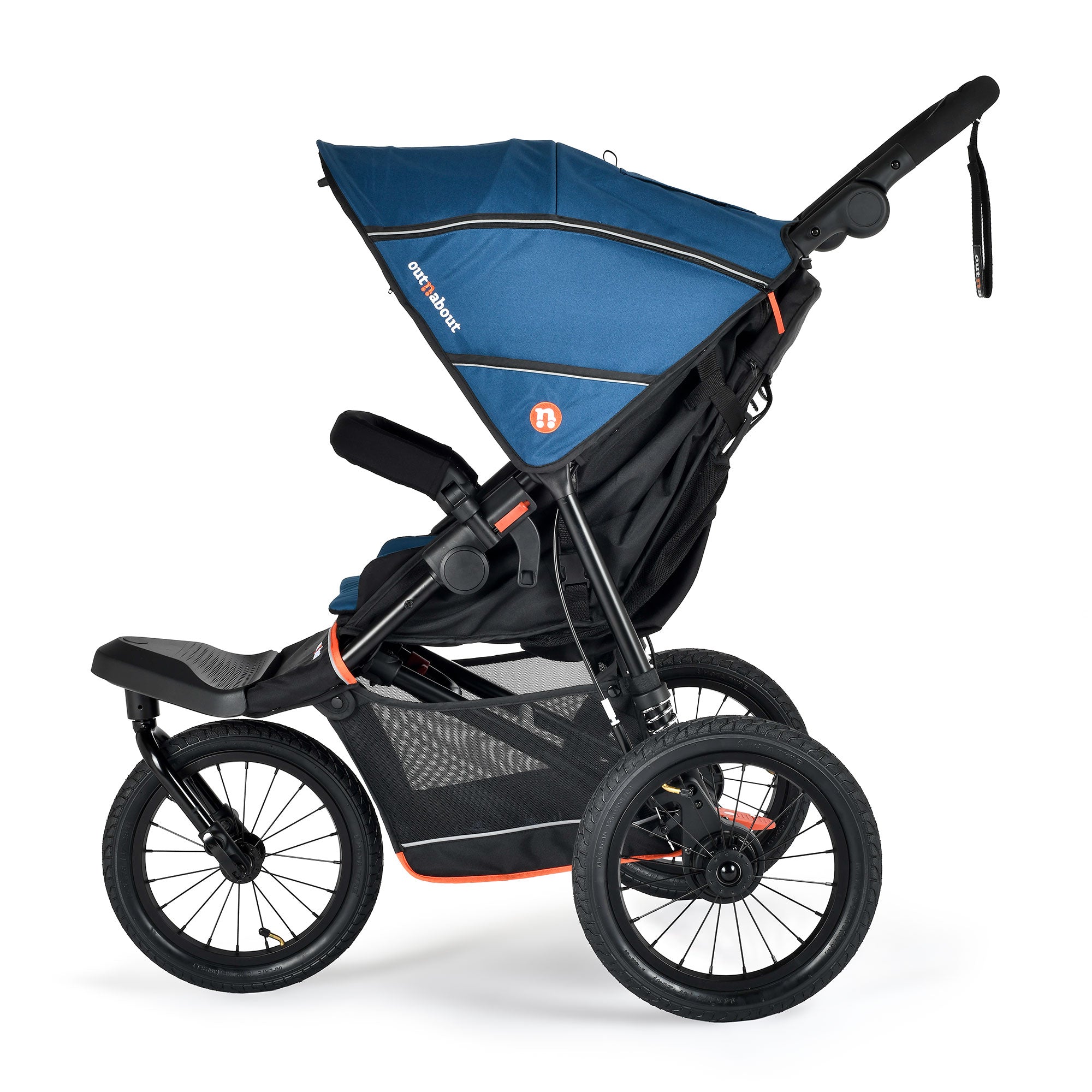 Out n About Nipper V6 Plus Switch Newborn Bundle in Highland Blue