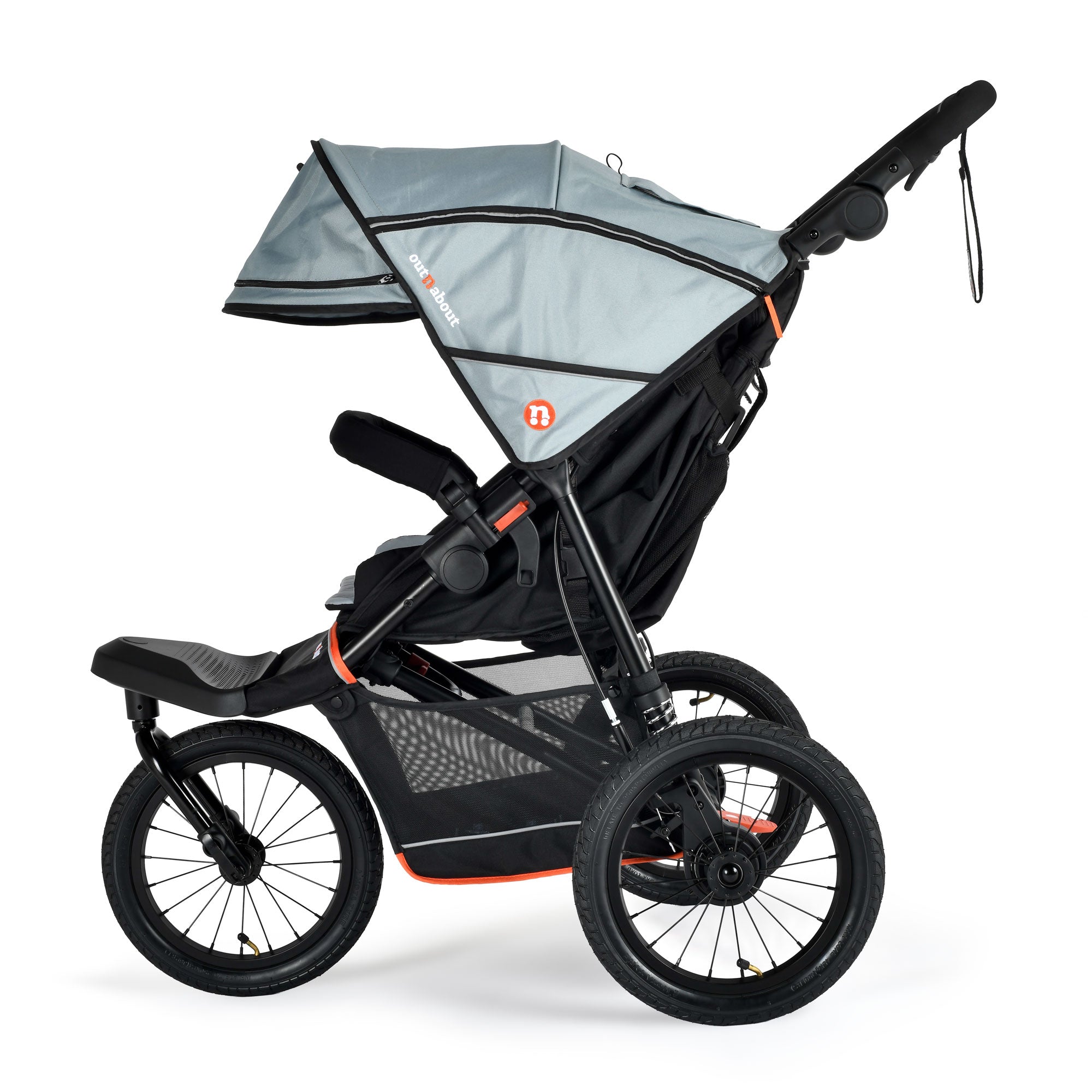 Out n About Nipper V6 Plus Newborn Bundle in Rocksalt Grey