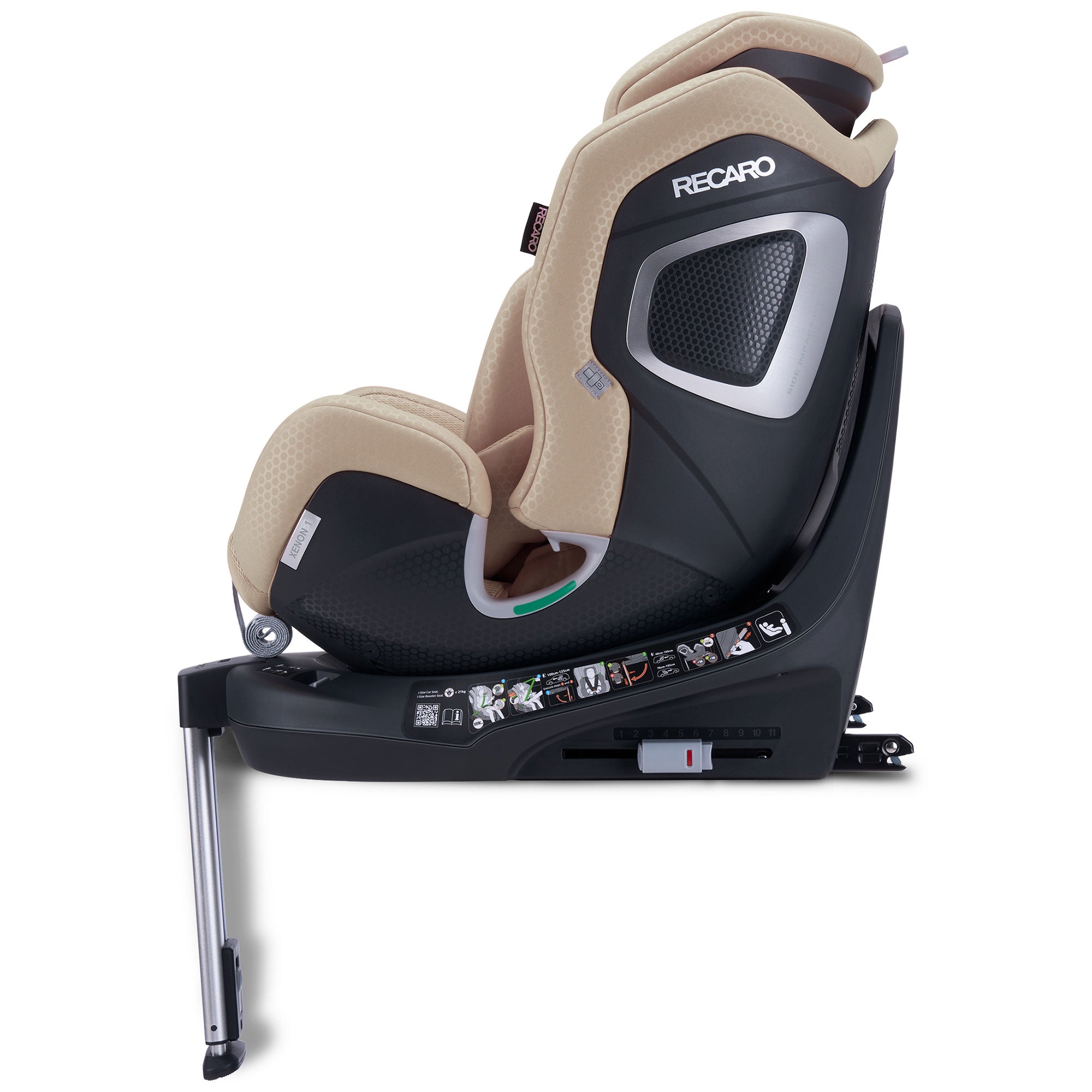Recaro Xenon 1 Multi Stage Baby Car Seat 40-125cm in Elegant Beige