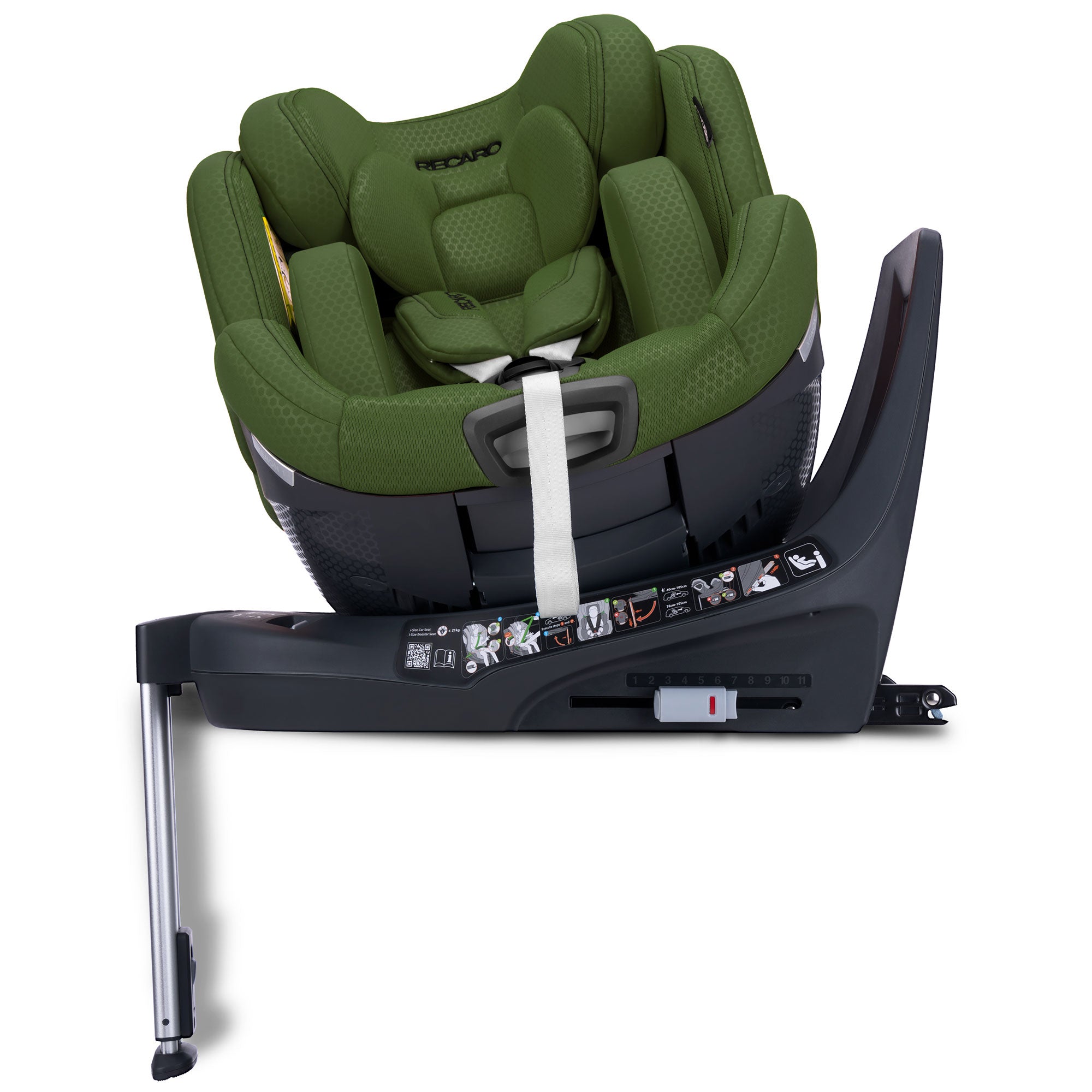 Recaro Xenon 1 Multi Stage Baby Car Seat 40-125cm in Epic Green