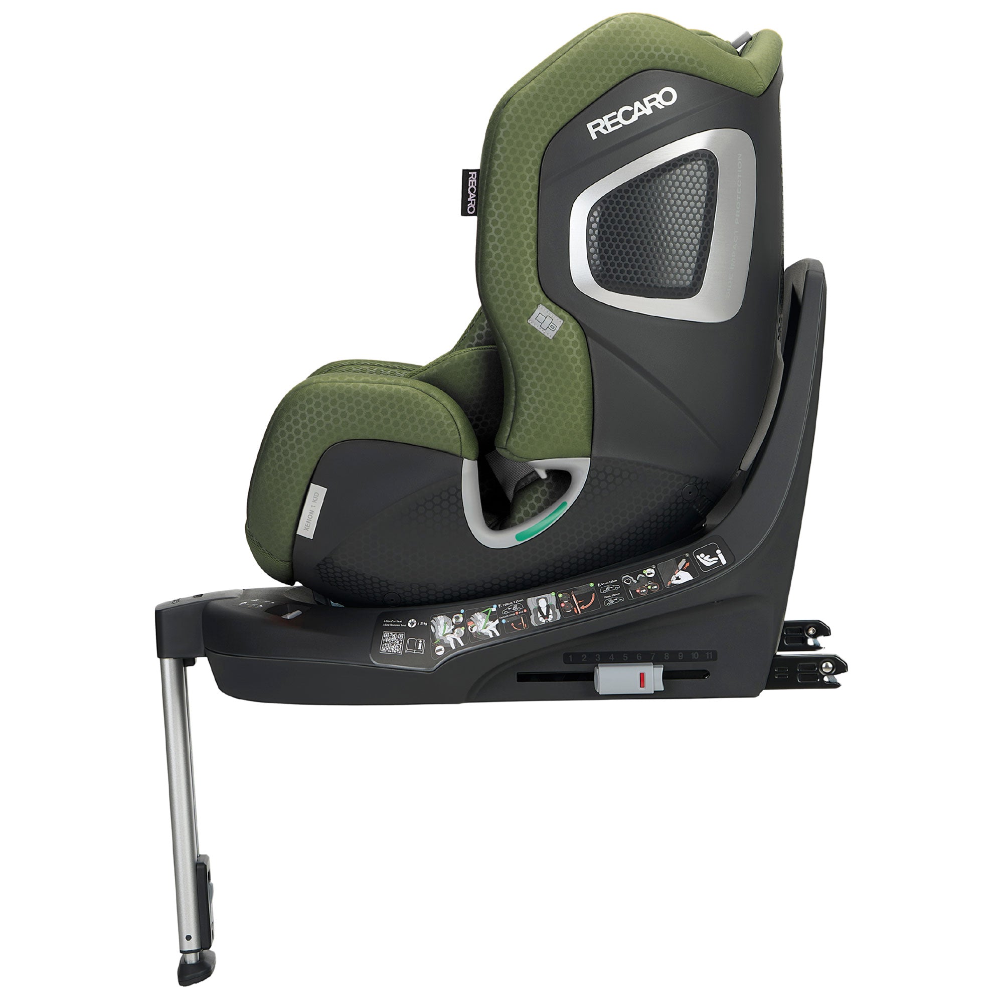 Recaro Xenon 1 Kid Combination Car Seat 61-125cm in Epic Green