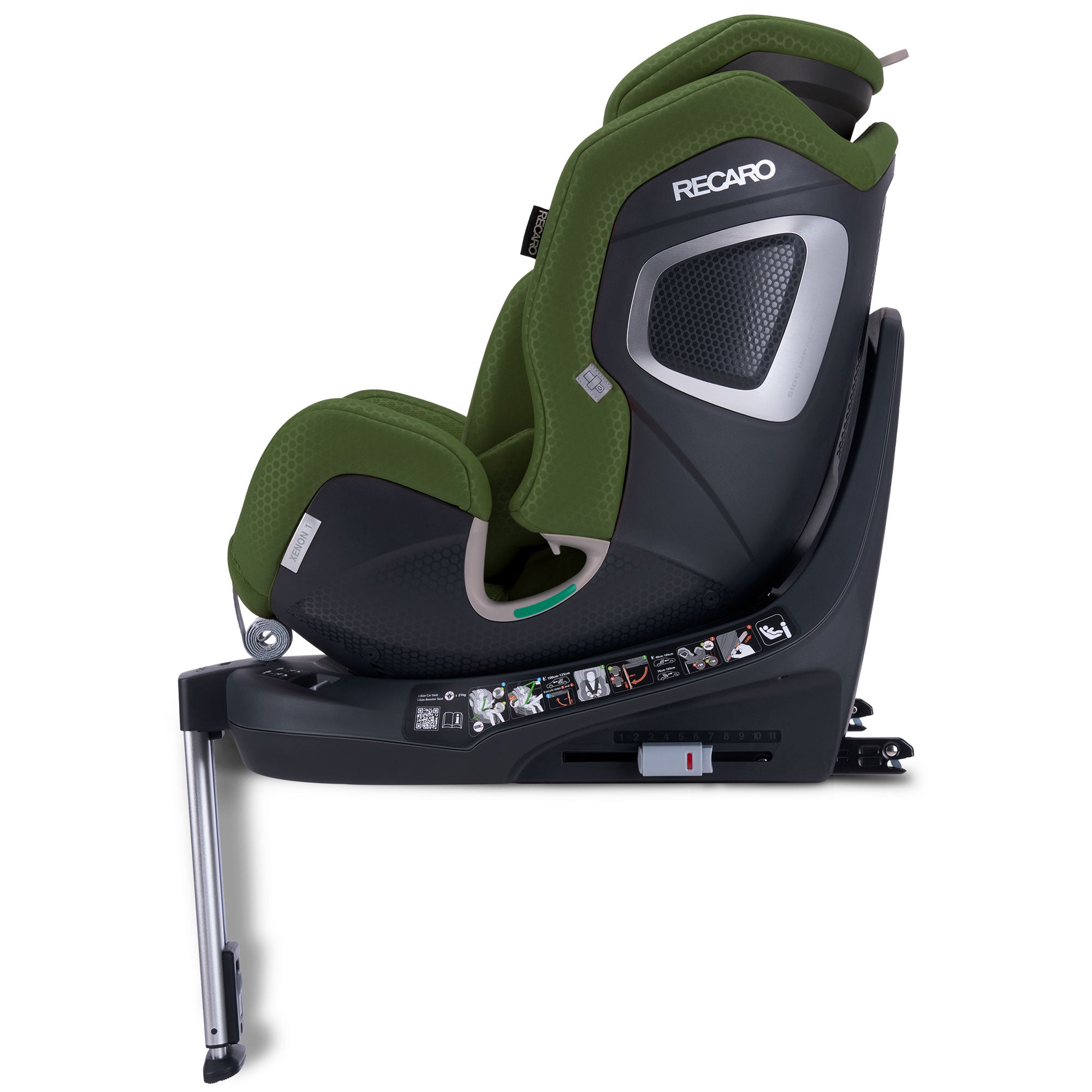 Recaro Xenon 1 Multi Stage Baby Car Seat 40-125cm in Epic Green